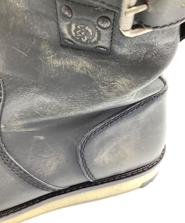 中古・古着通販】DIESEL (ディーゼル) ブーツ ネイビー サイズ 中古・古着通販】DIESEL (ディーゼル) ブーツ ネイビー サイズ