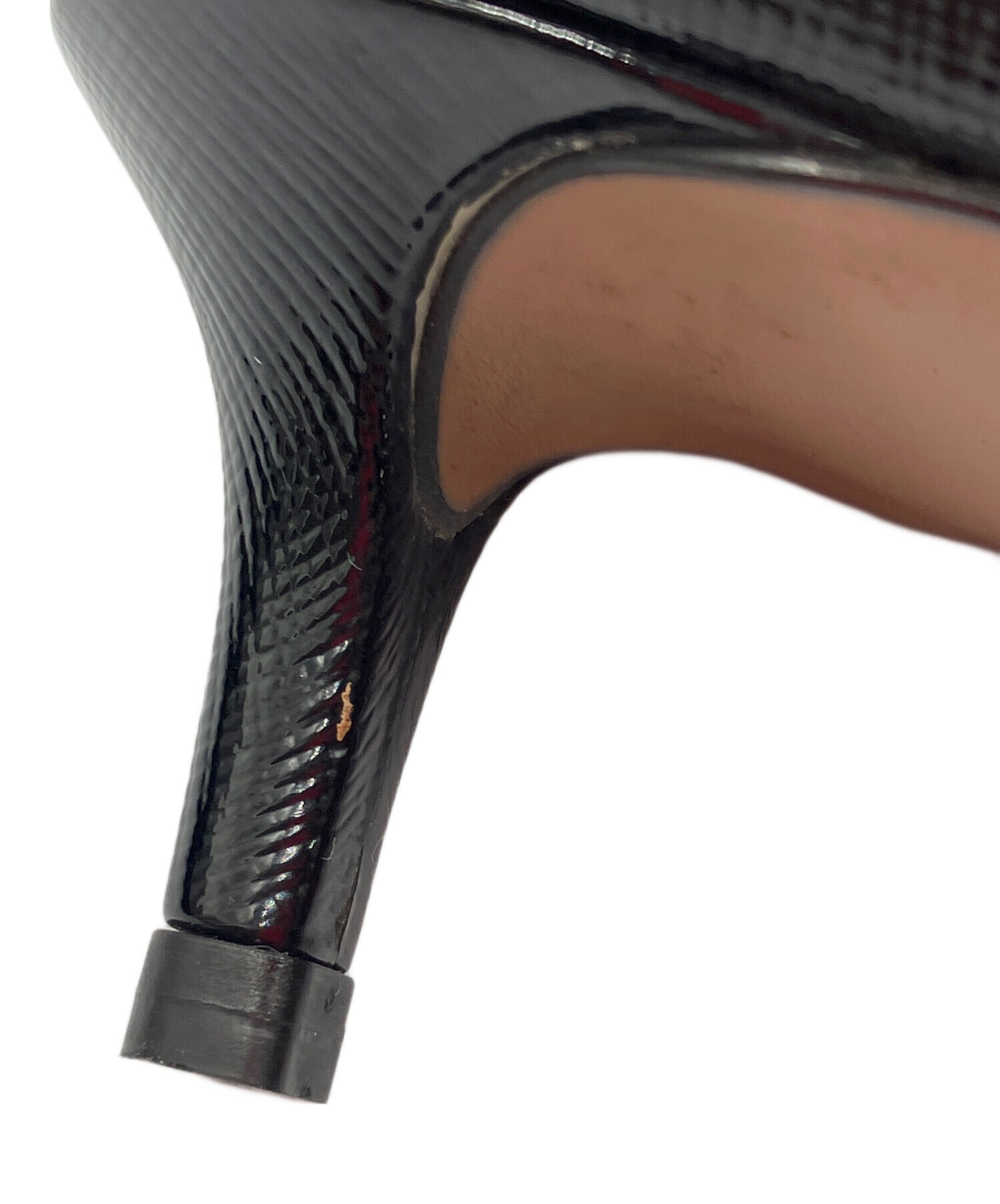 中古・古着通販】PRADA (プラダ) ポインテッドトゥパンプス