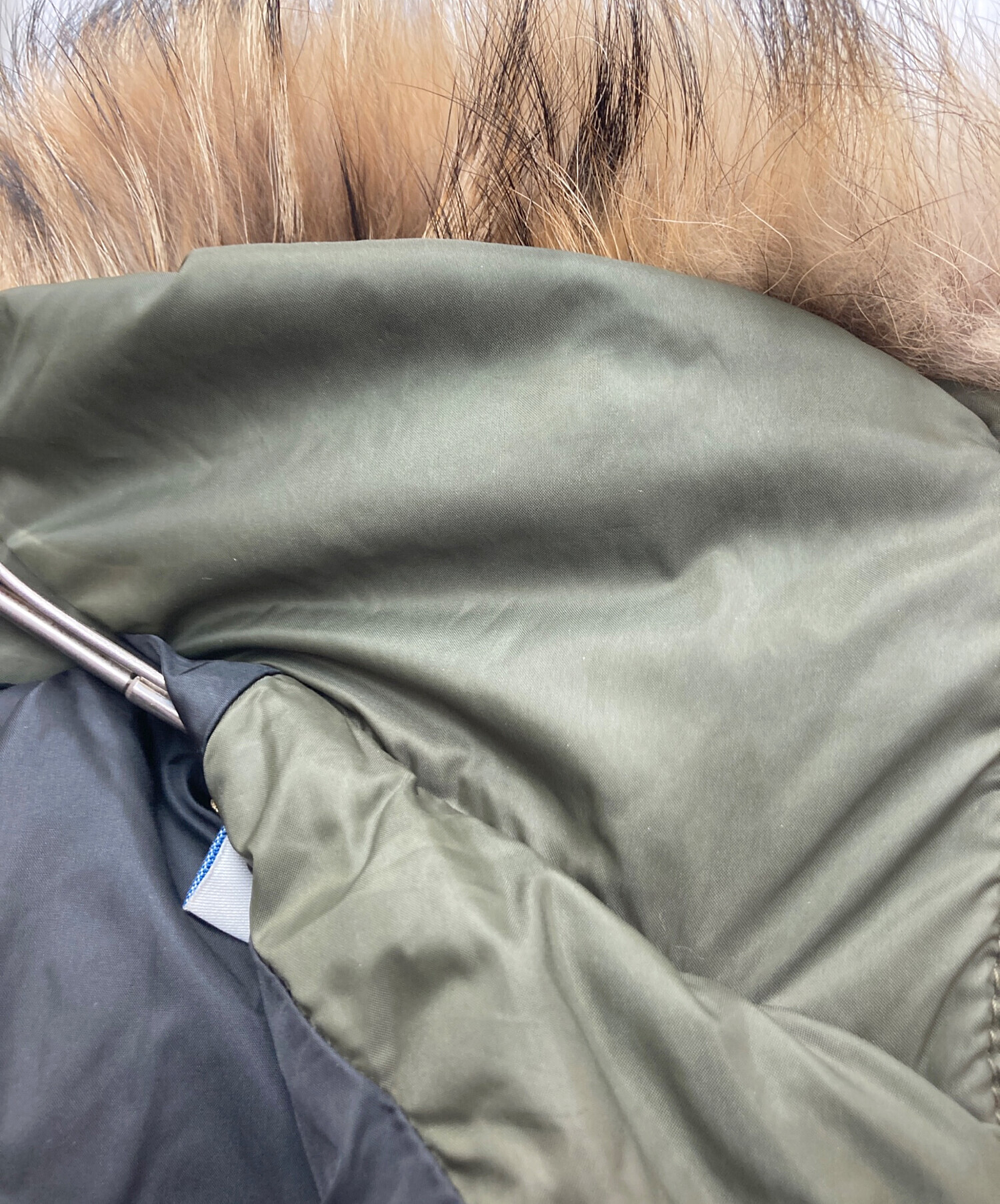 中古・古着通販】MONCLER (モンクレール) ダウンコート MESSINA カーキ