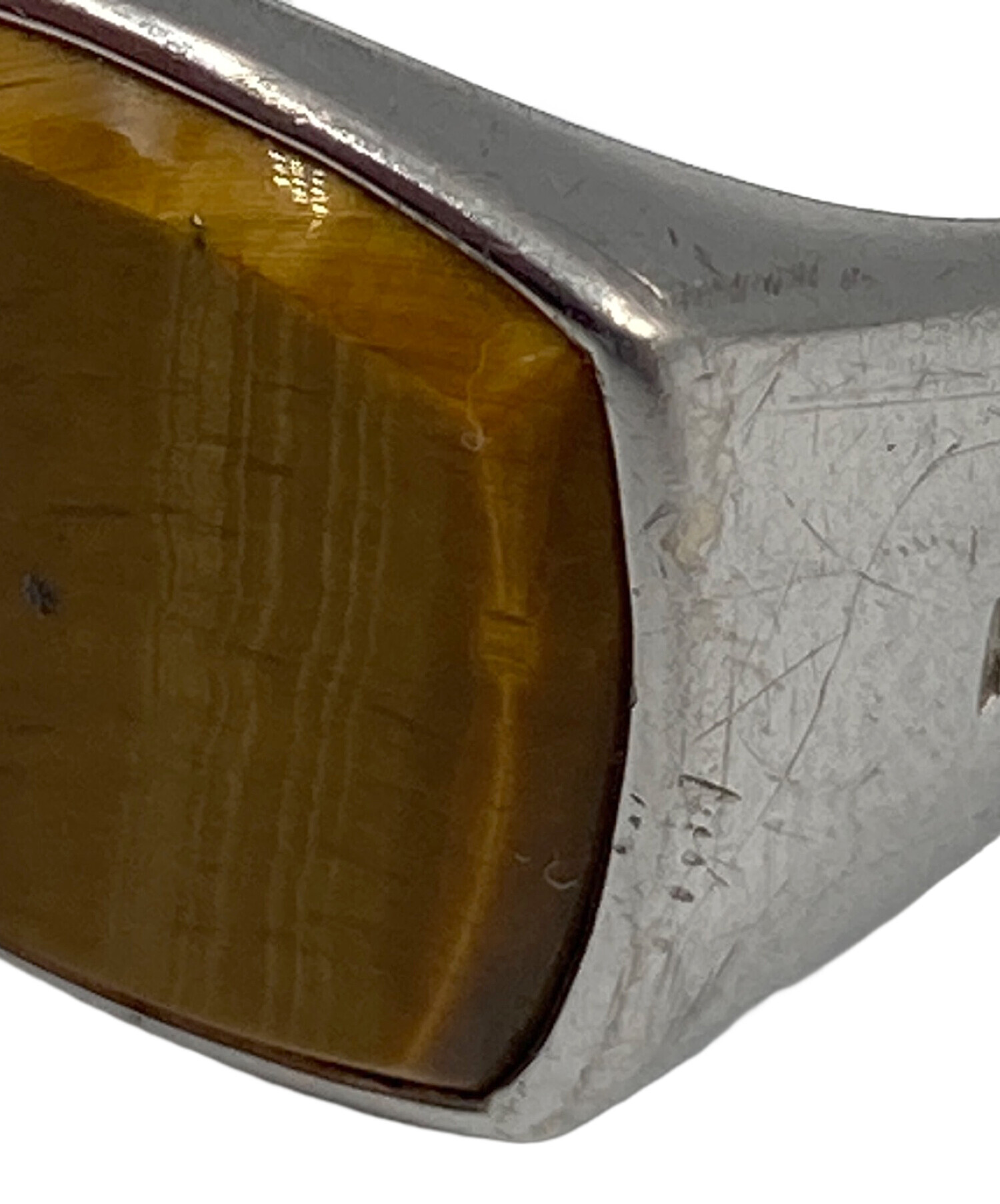 中古・古着通販】TOM WOOD (トムウッド) CUSHION TIGER EYE RING 