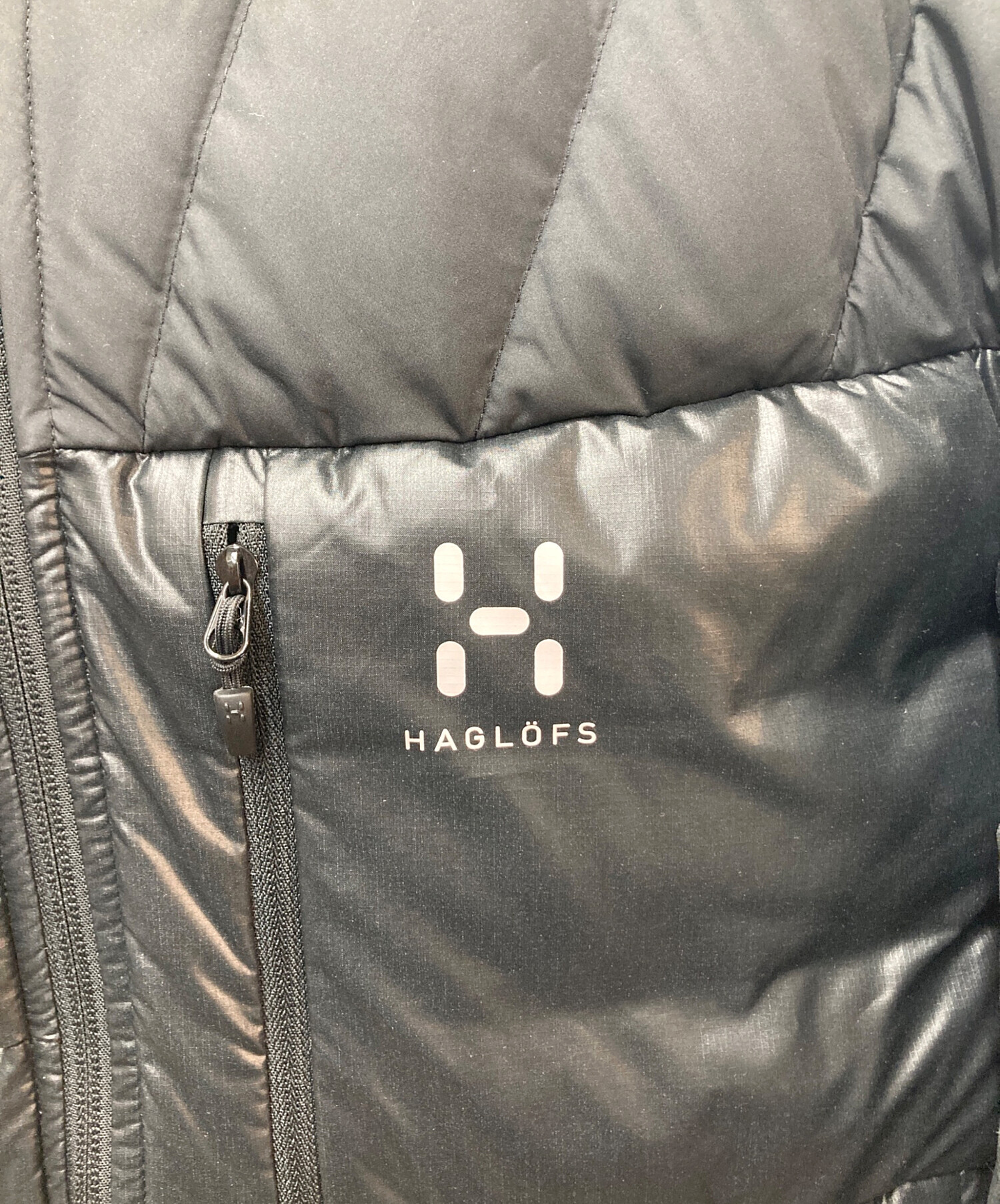 中古・古着通販】HAGLOFS (ホグロフス) ダウンジャケット ブラック