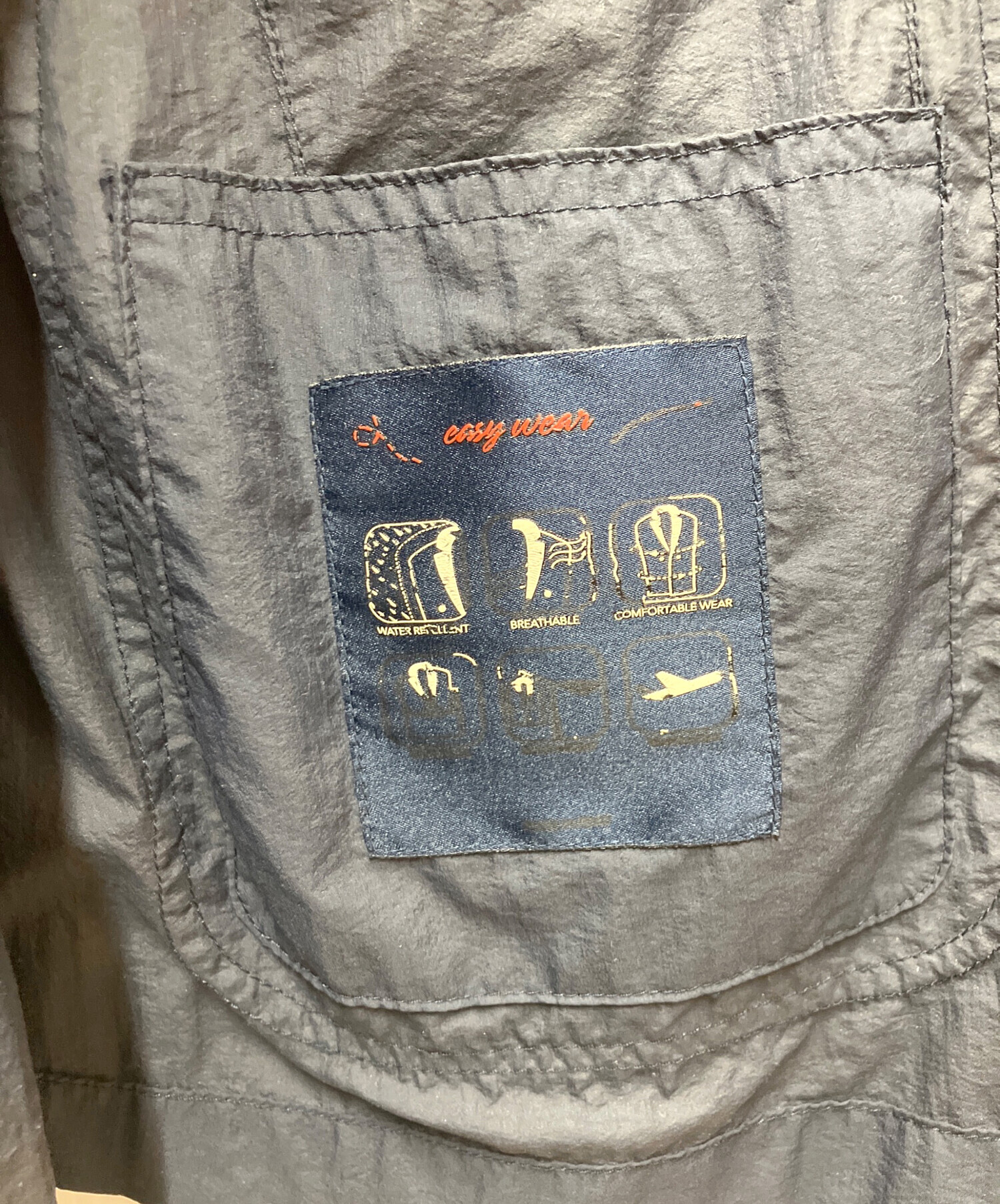 中古・古着通販】LARDINI (ラルディーニ) ナイロンジャケット ネイビー 