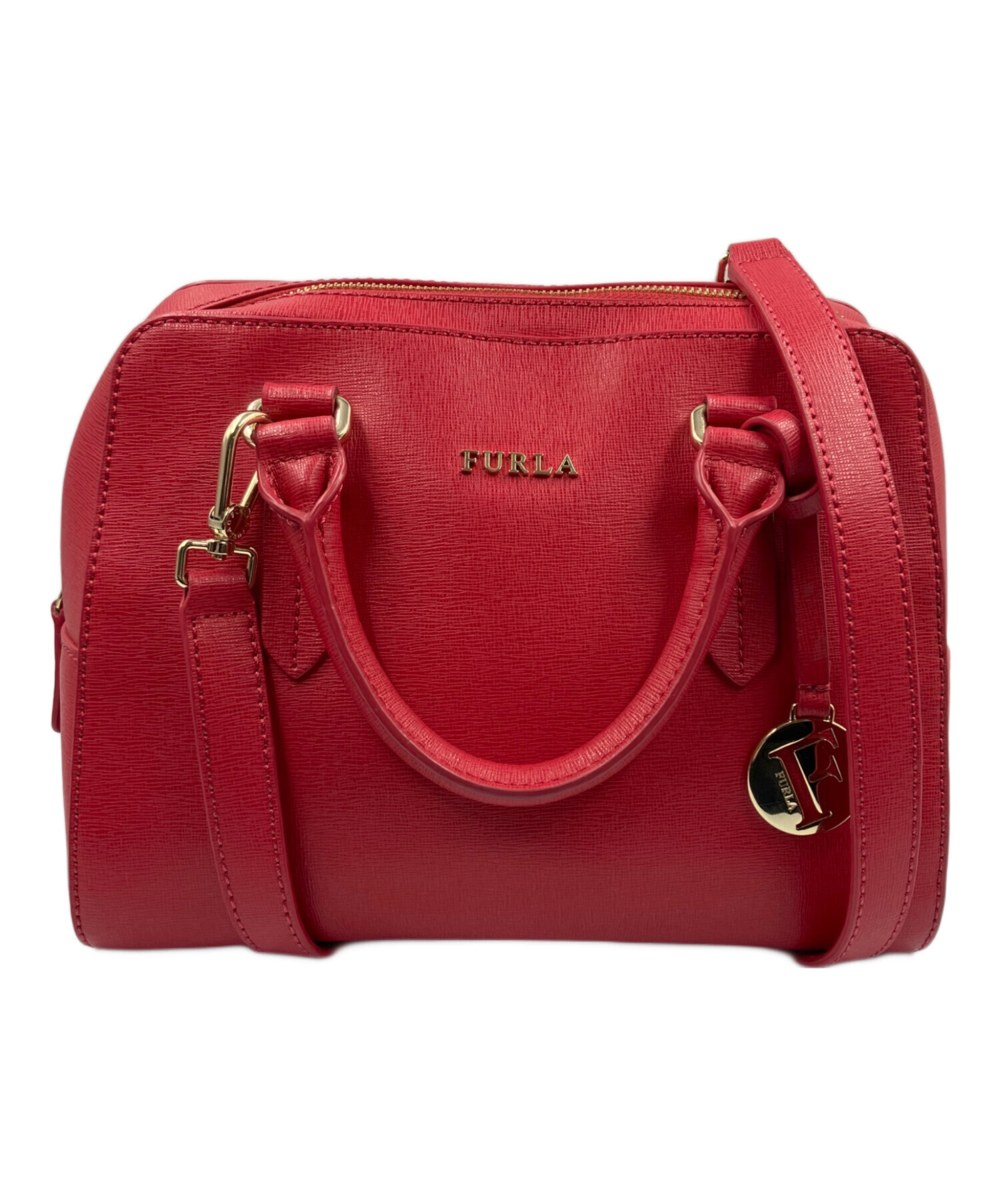 中古・古着通販】FURLA (フルラ) 2WAYバッグ レッド｜ブランド・古着 