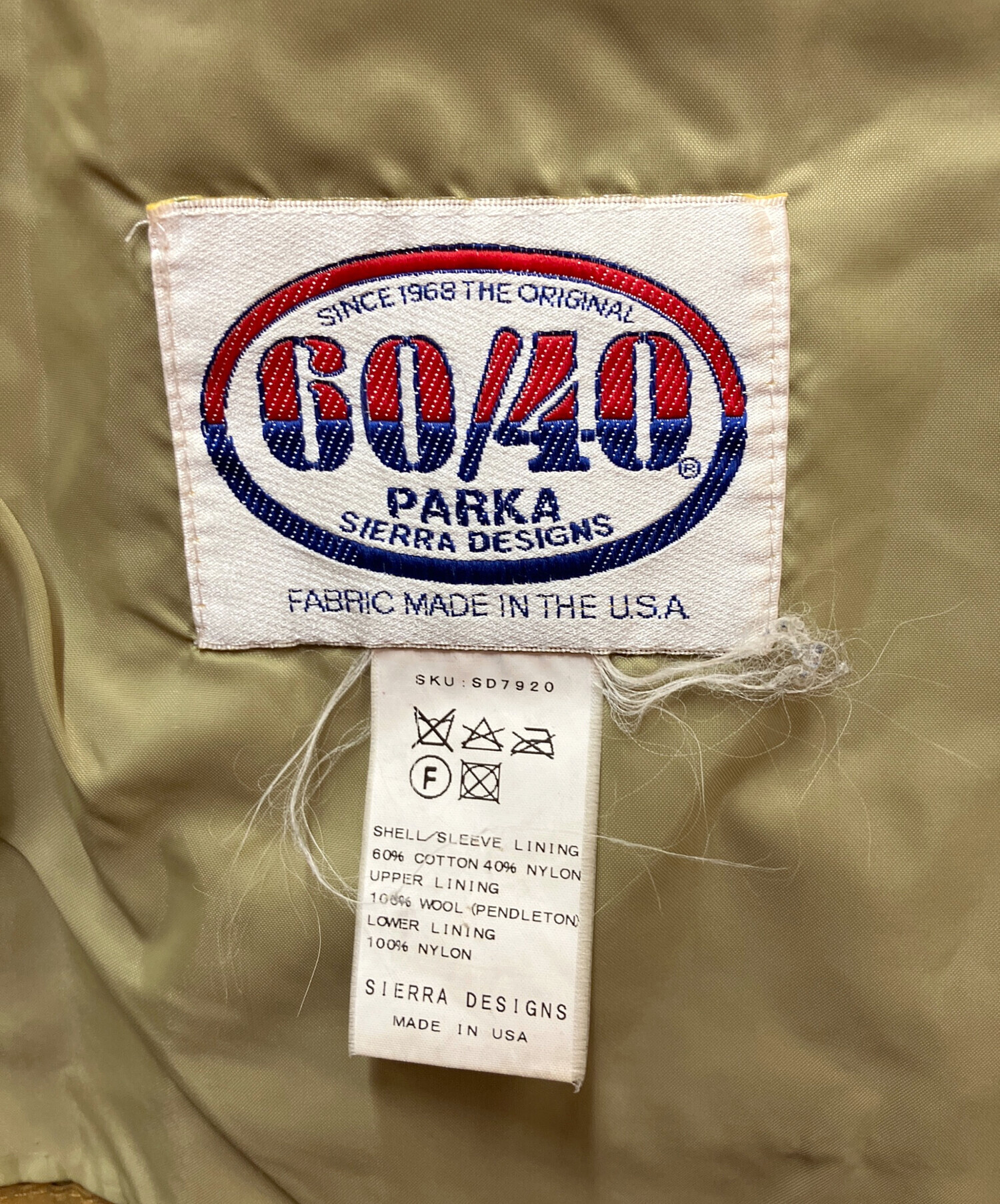 中古・古着通販】SIERRA DESIGNS (シエラデザインズ) PENDLETON (ペン