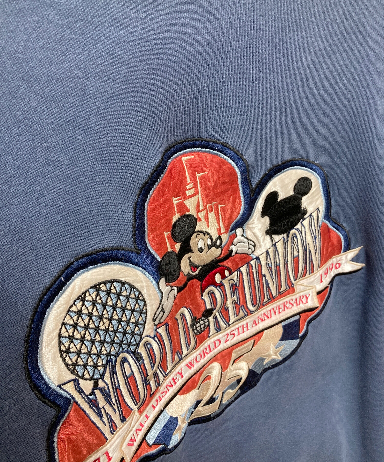 中古・古着通販】MICKEY,INC (ミッキー,インク) 刺繍スウェット ブルー