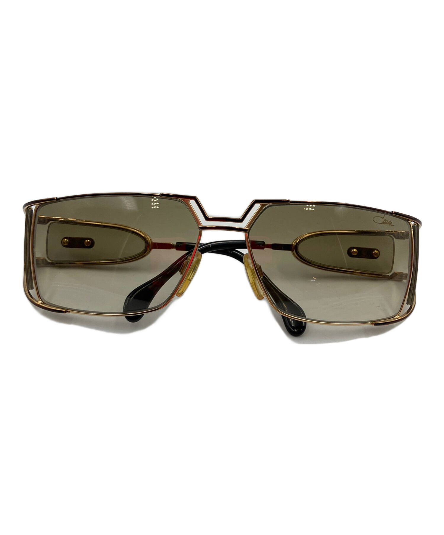 中古・古着通販】CAZAL (カザール) CAZALサングラス ゴールド×ブラック