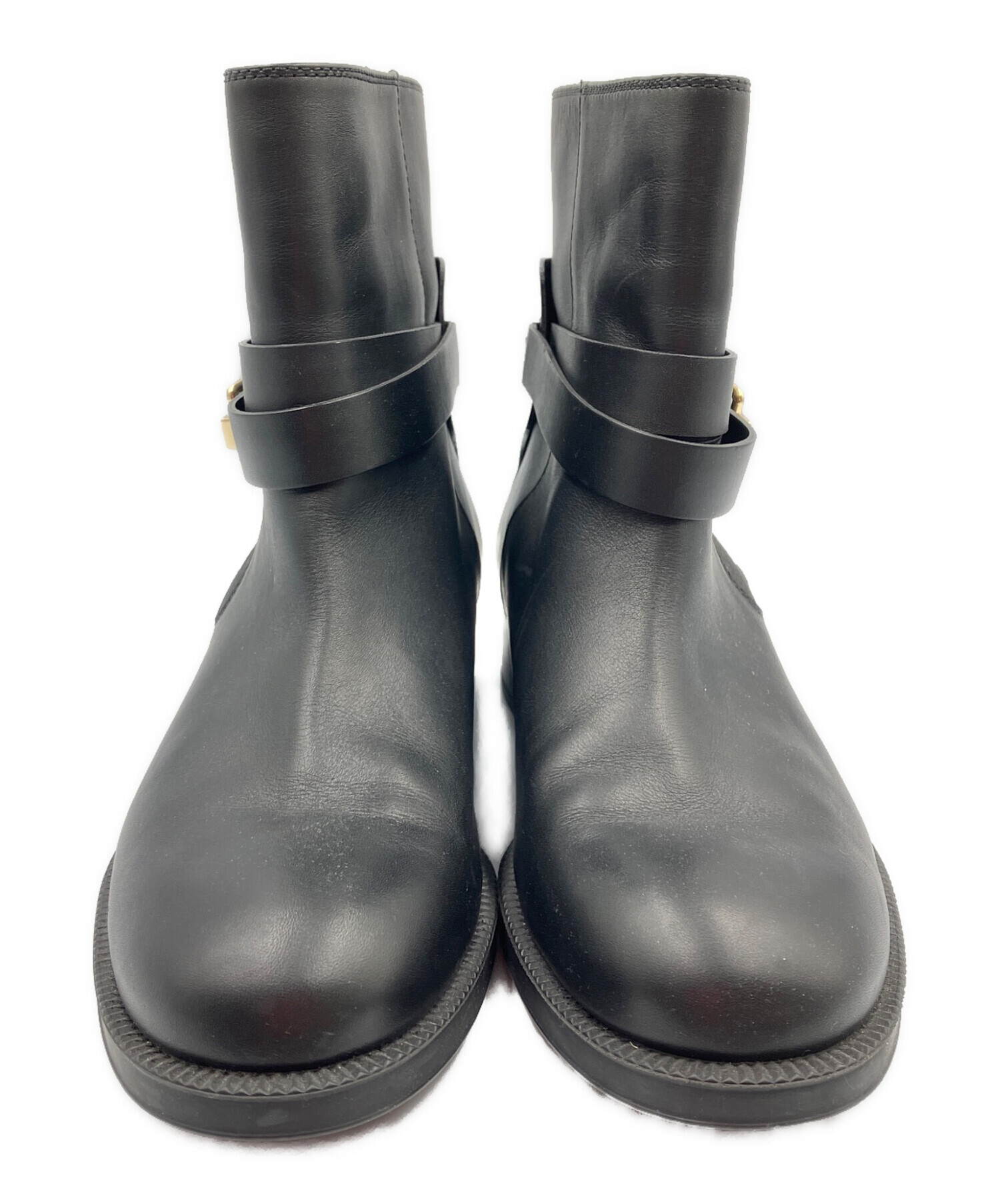 中古・古着通販】TOD'S (トッズ) サイドゴアショートブーツ ブラック