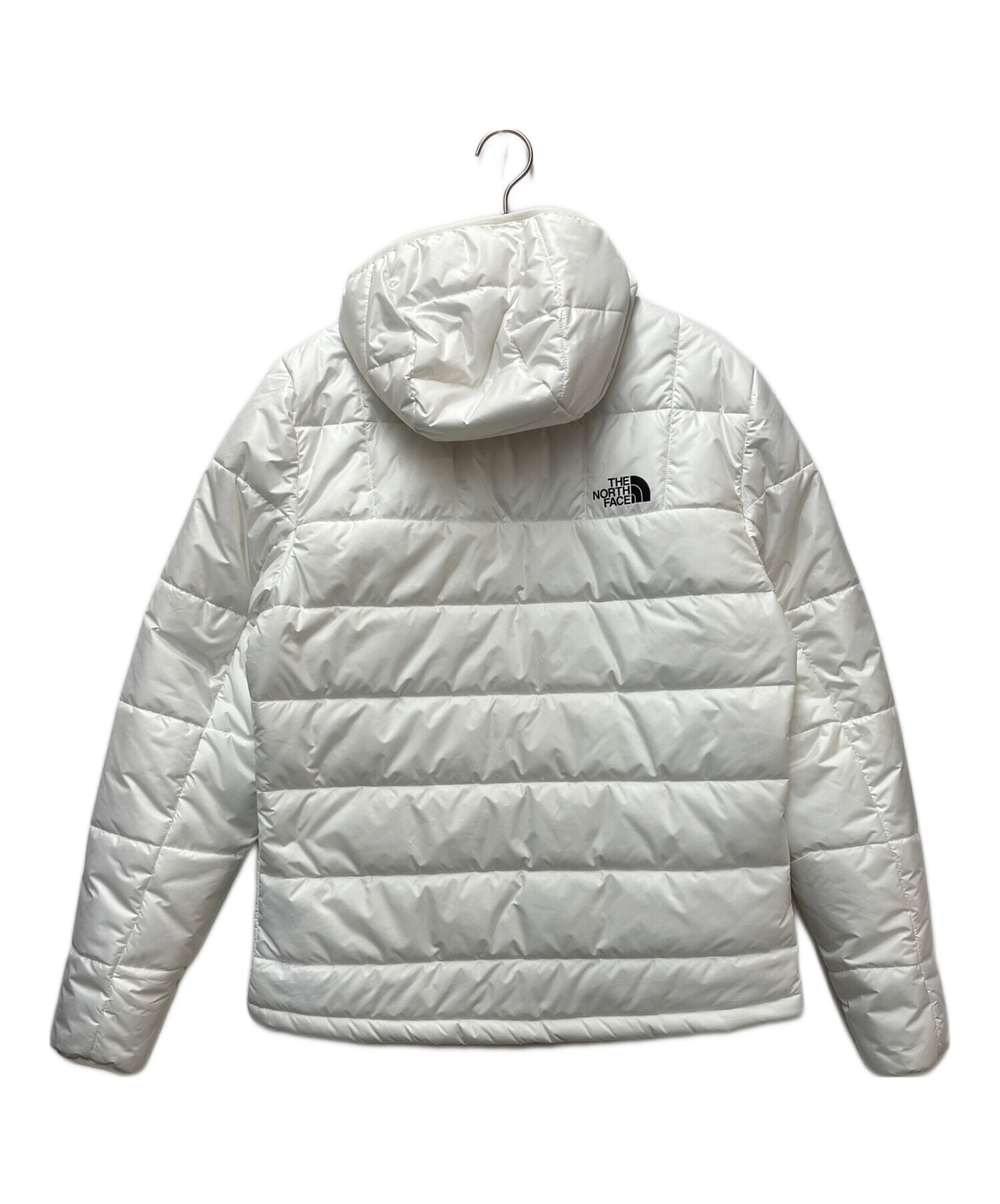 THE NORTH FACE フード付きダウンジャケット M ホワイト 中古・古着通販】THE NORTH FACE (ザ ノース フェイス) ダウン