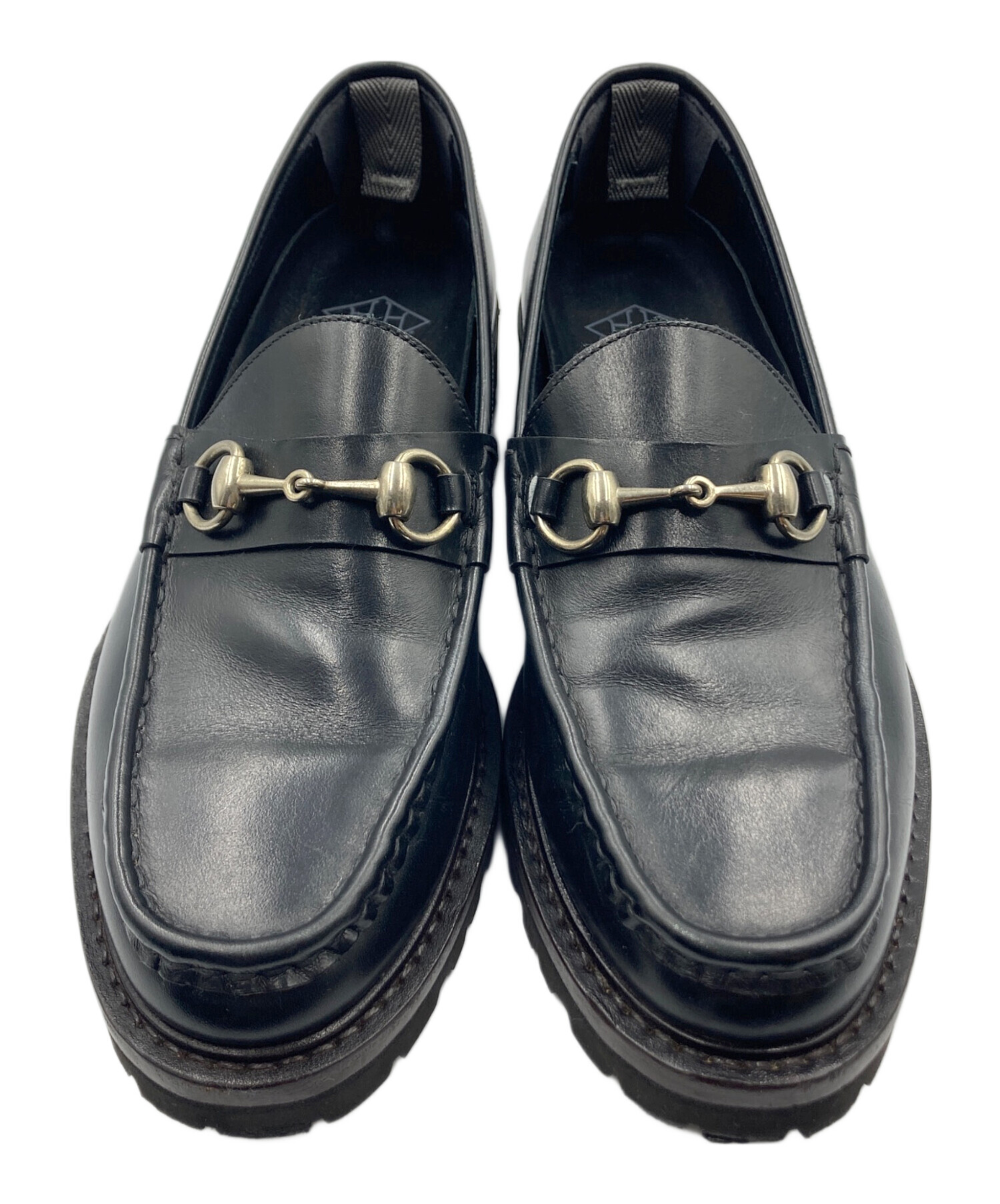 中古・古着通販】W.H (ダブルエイチ) ビットローファー ブラック