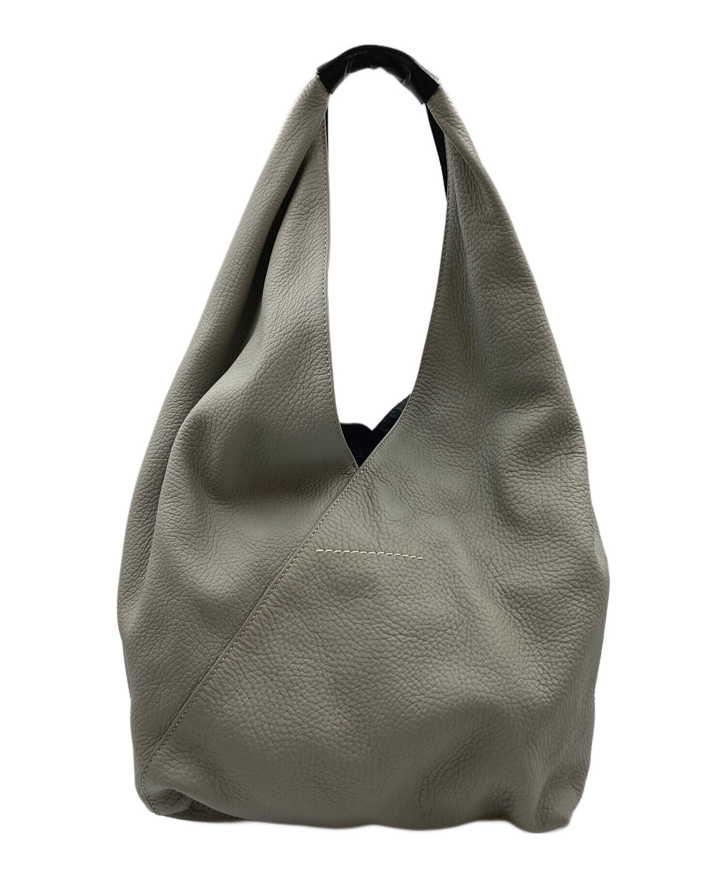 MM6 グレー スエード ハンドバッグ MM6 Maison Margiela Japanese Tote Bag | Grey | FARFETCH