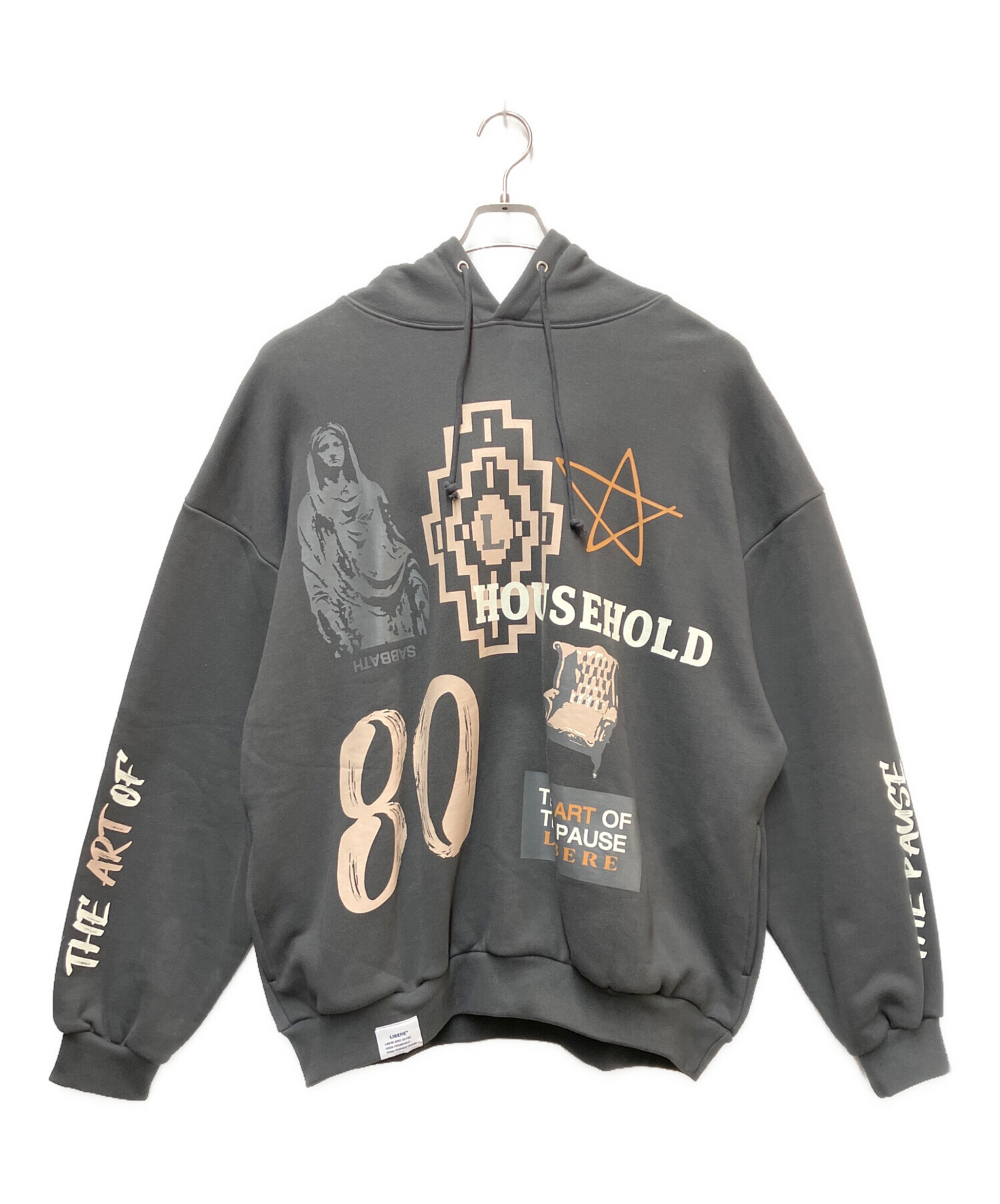 【希少品】LIBERE リベーレ パーカー THE FIRST BE:FIRST 中古・古着通販】LIBERE (リベーレ) パーカー ブラック サイズ:SIZE L