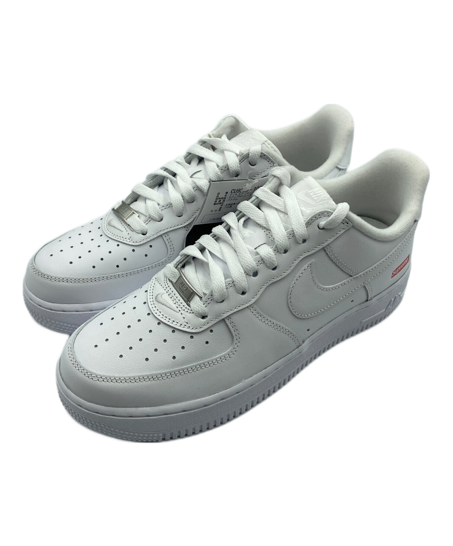 新品未使用 Supreme × NIKE AIR FORCE 1 Low White CU9225-100 