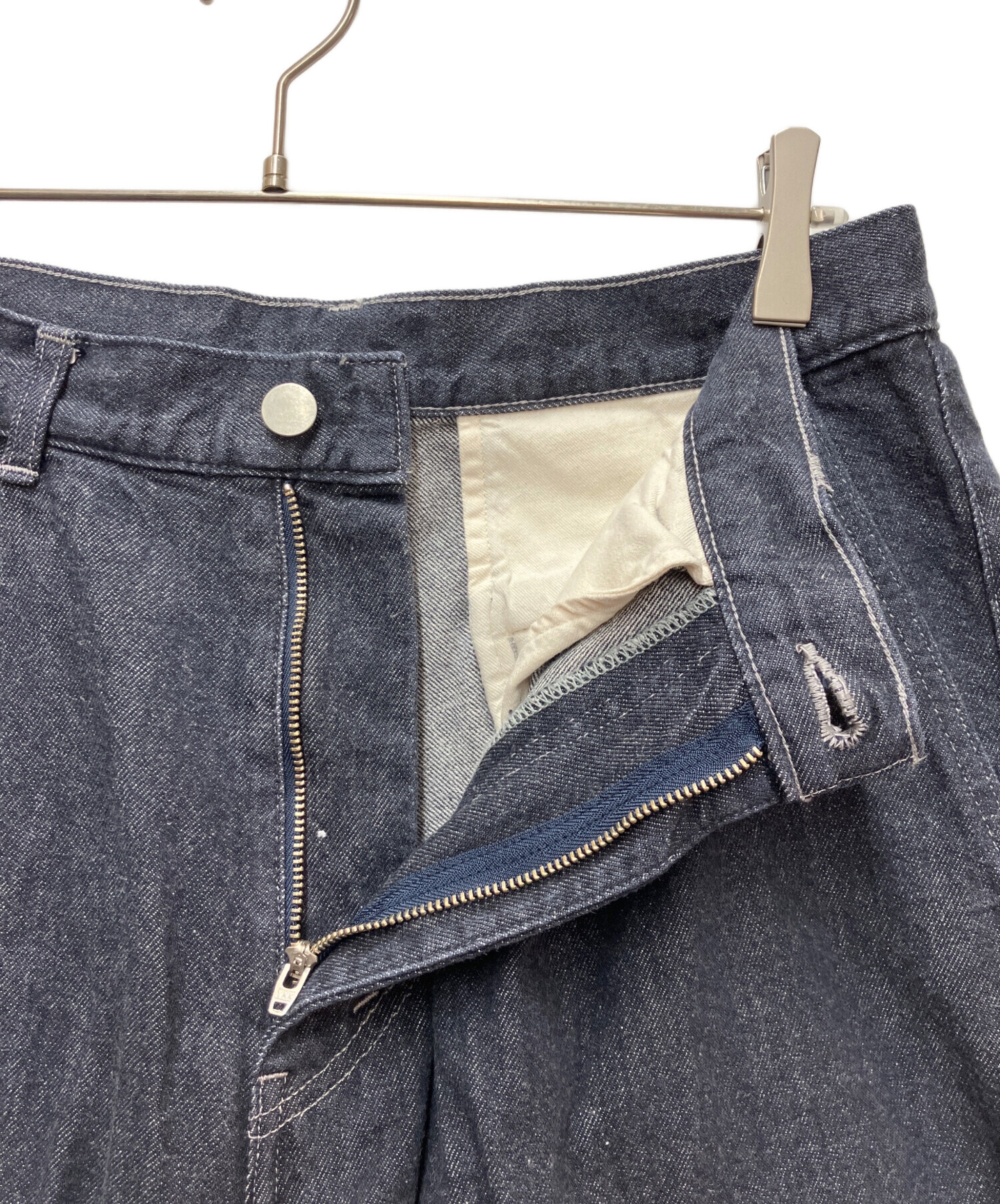 中古・古着通販】Graphpaper (グラフペーパー) デニムパンツ ネイビー