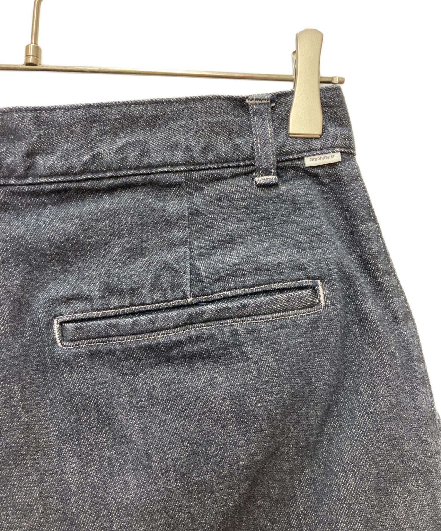 中古・古着通販】Graphpaper (グラフペーパー) デニムパンツ ネイビー
