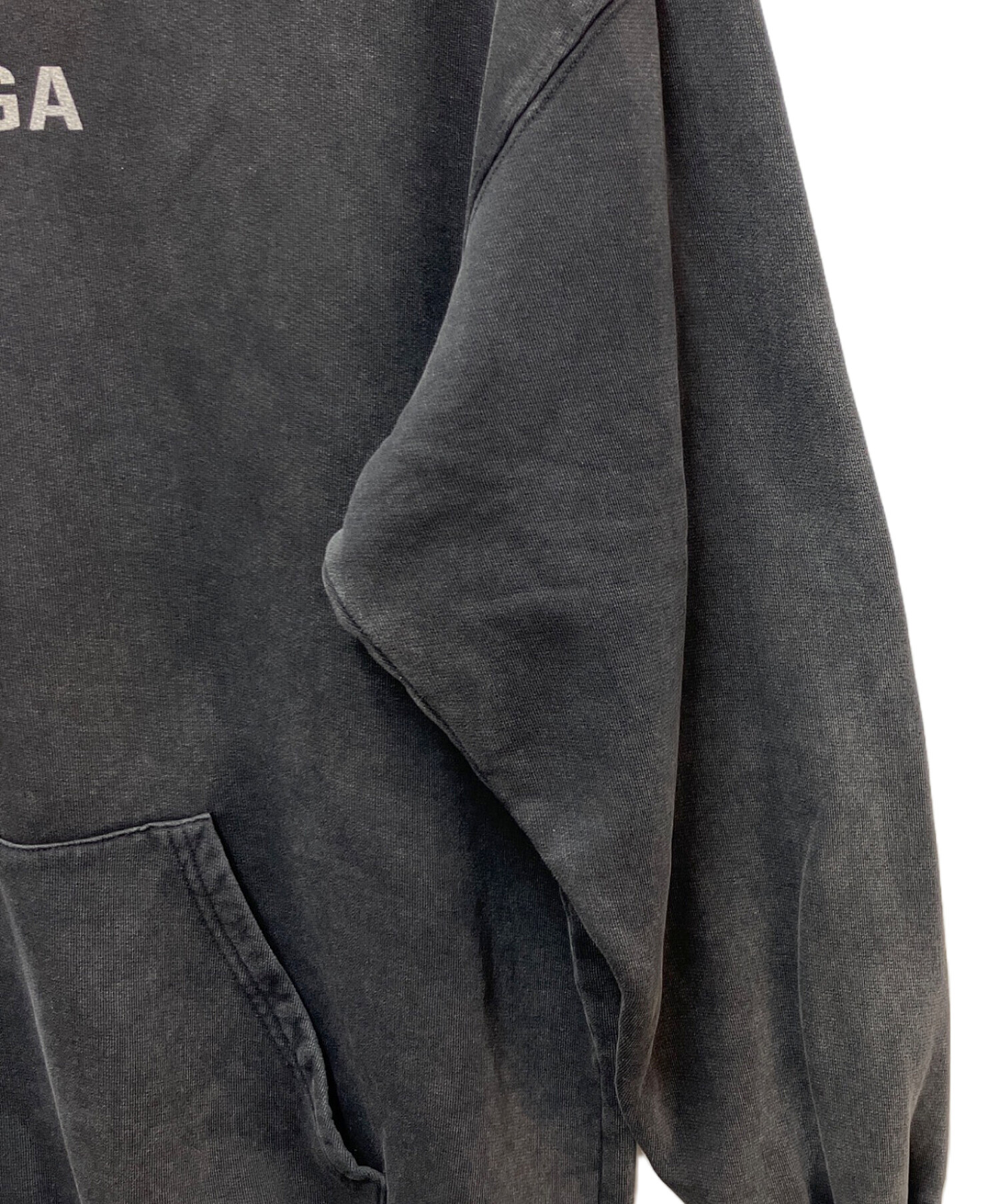 中古・古着通販】BALENCIAGA (バレンシアガ) パーカー ブラック サイズ