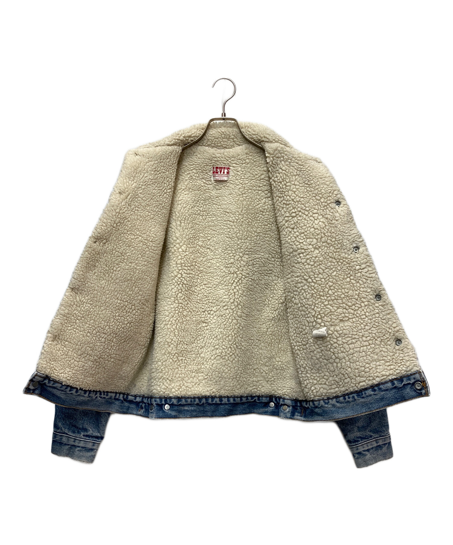 中古・古着通販】LEVI'S (リーバイス) ボアデニムジャケット スカイ