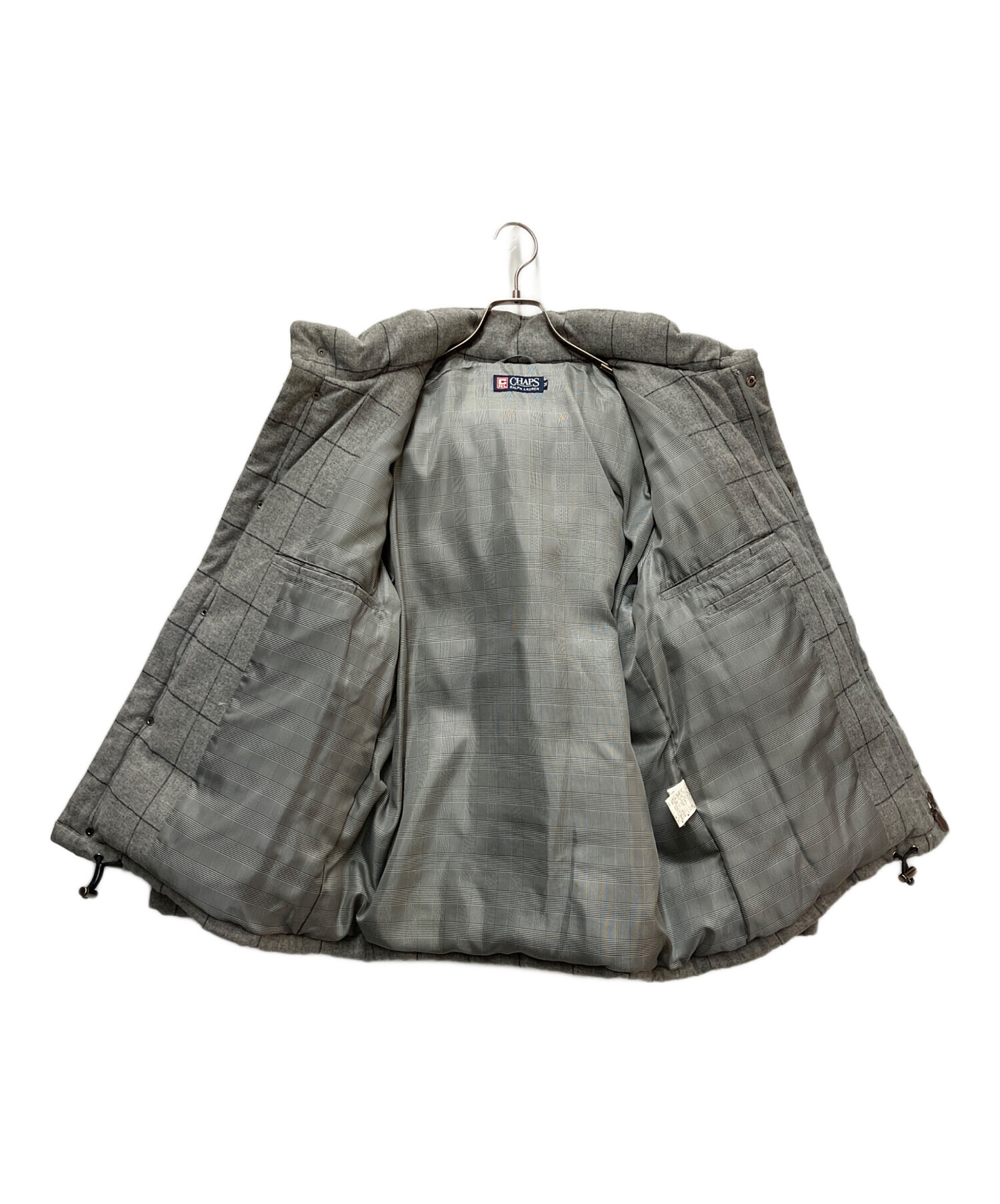CHAPS RALPH LAURENリバーシブルダウンジャケット CHAPS RALPH LAUREN リバーシブル リアルファーダウンジャケット