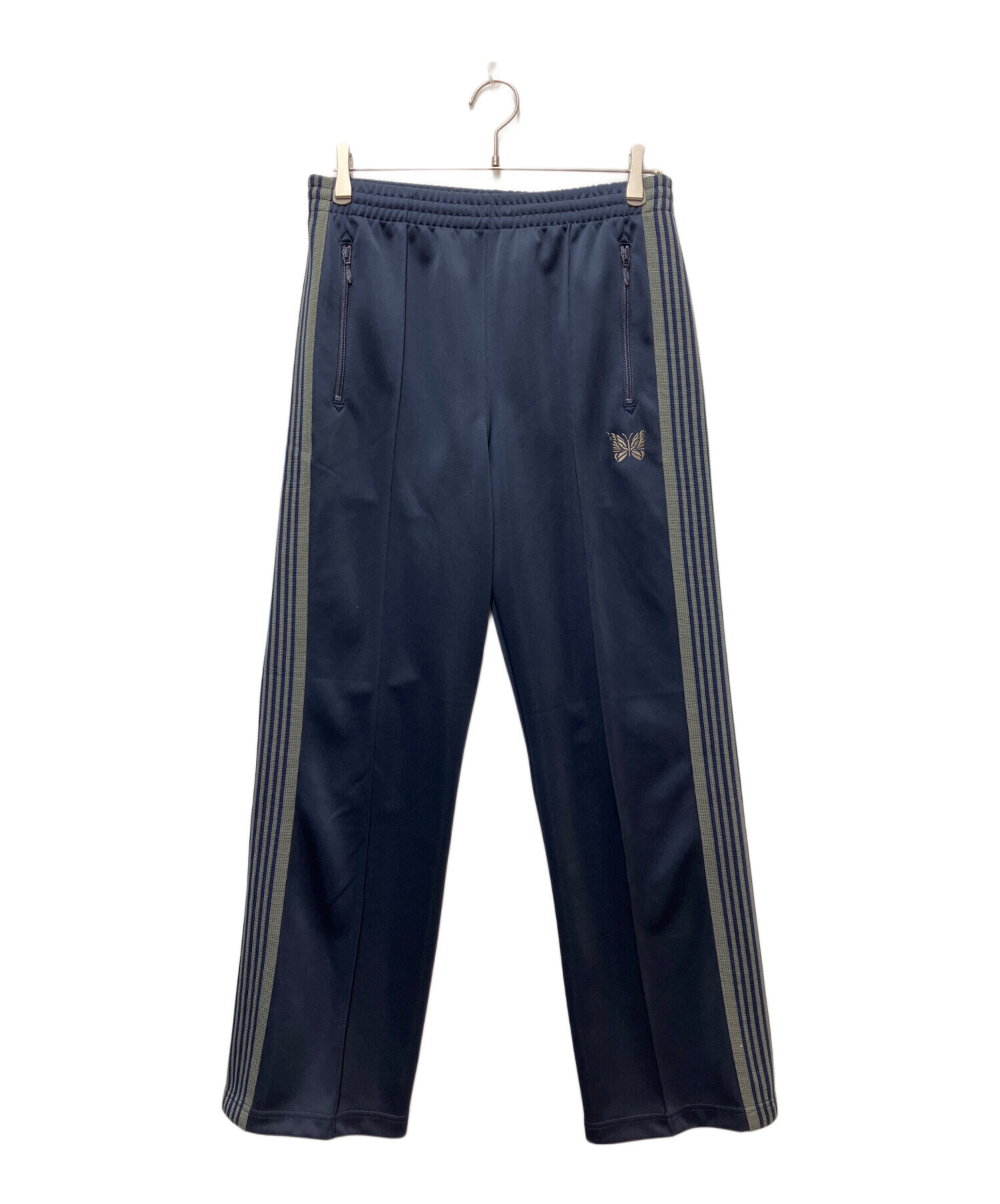 中古・古着通販】Needles (ニードルズ) トレーニングパンツ ネイビー