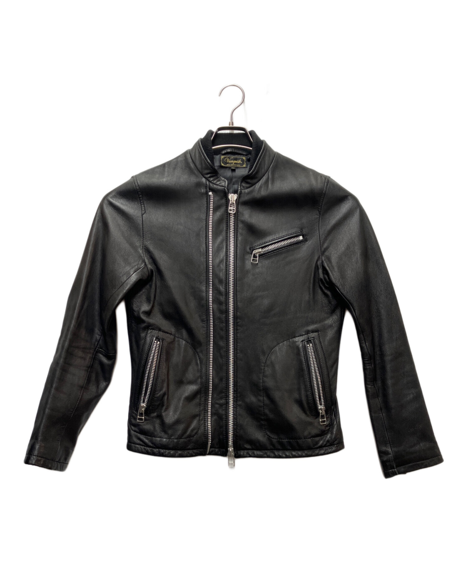 中古・古着通販】VANQUISH (ヴァンキッシュ) ゴートレザージャケット