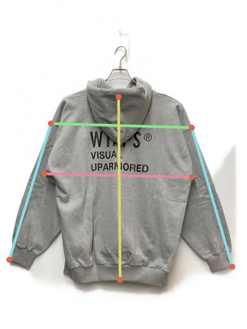 中古・古着通販】WTAPS (ダブルタップス) パーカー グレー サイズ:SIZE