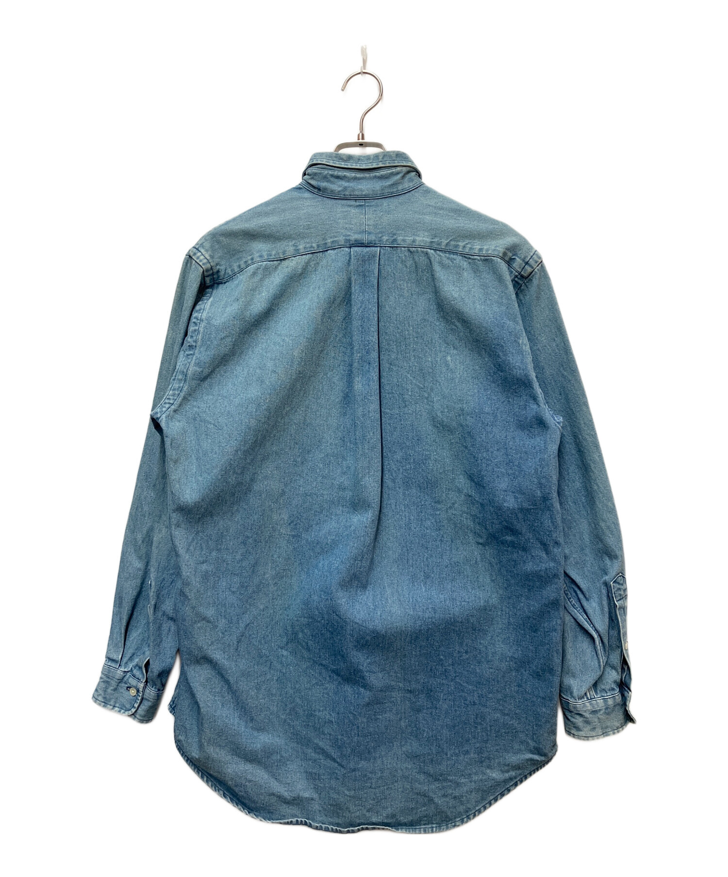 中古・古着通販】POLO COUNTRY (ポロカントリー) 90s長袖シャツ ブルー