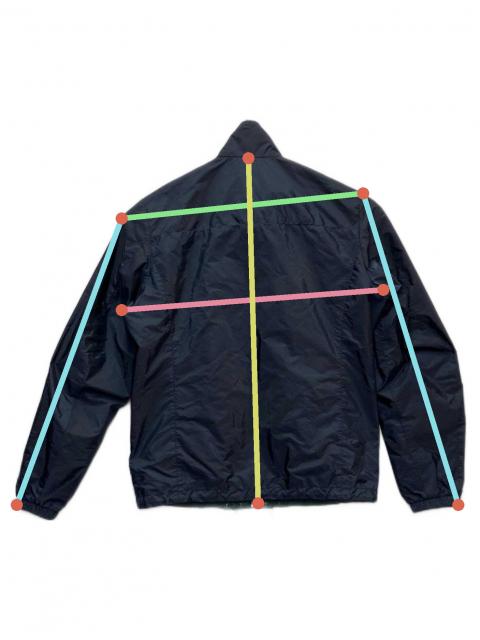 中古・古着通販】PRADA (プラダ) ナイロンジャケット ネイビー