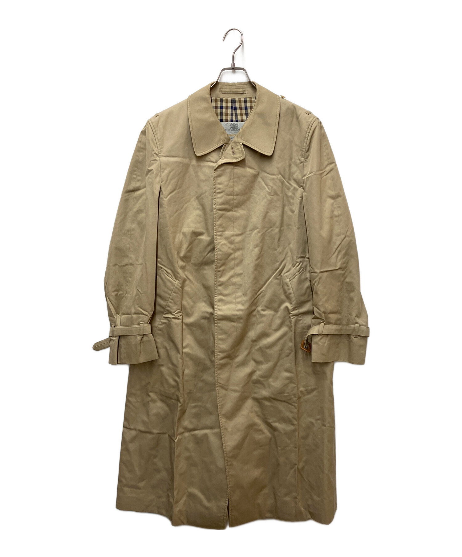 中古・古着通販】Aquascutum (アクアスキュータム) トレンチコート