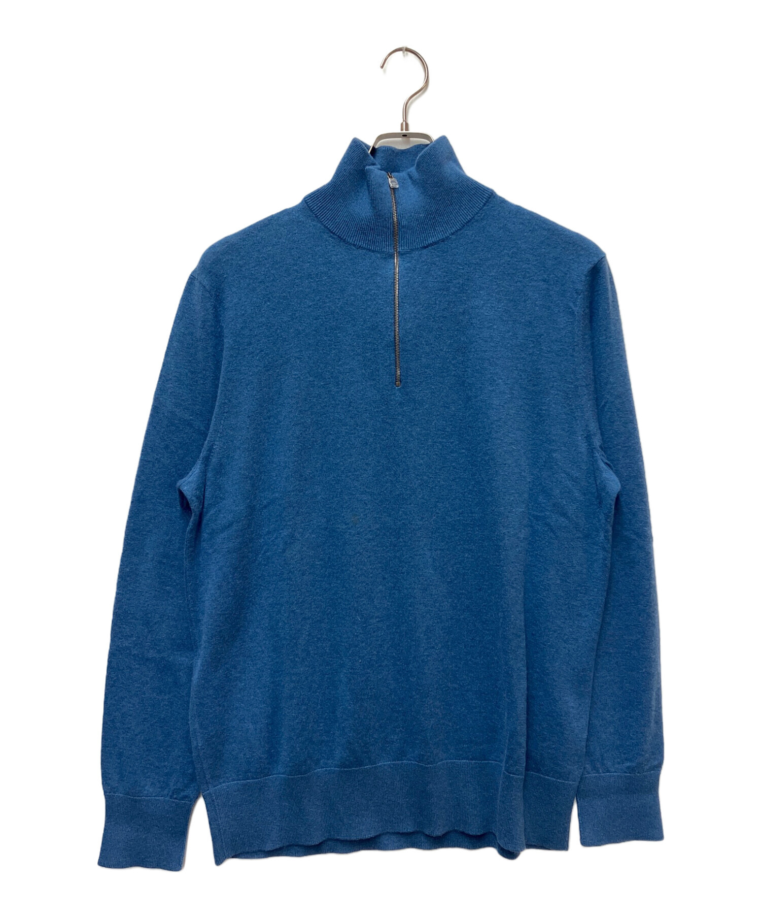 中古・古着通販】BURBERRY (バーバリー) 薄手ニット ブルー サイズ:XL