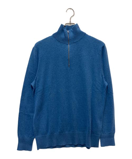 中古・古着通販】BURBERRY (バーバリー) 薄手ニット ブルー サイズ:XL