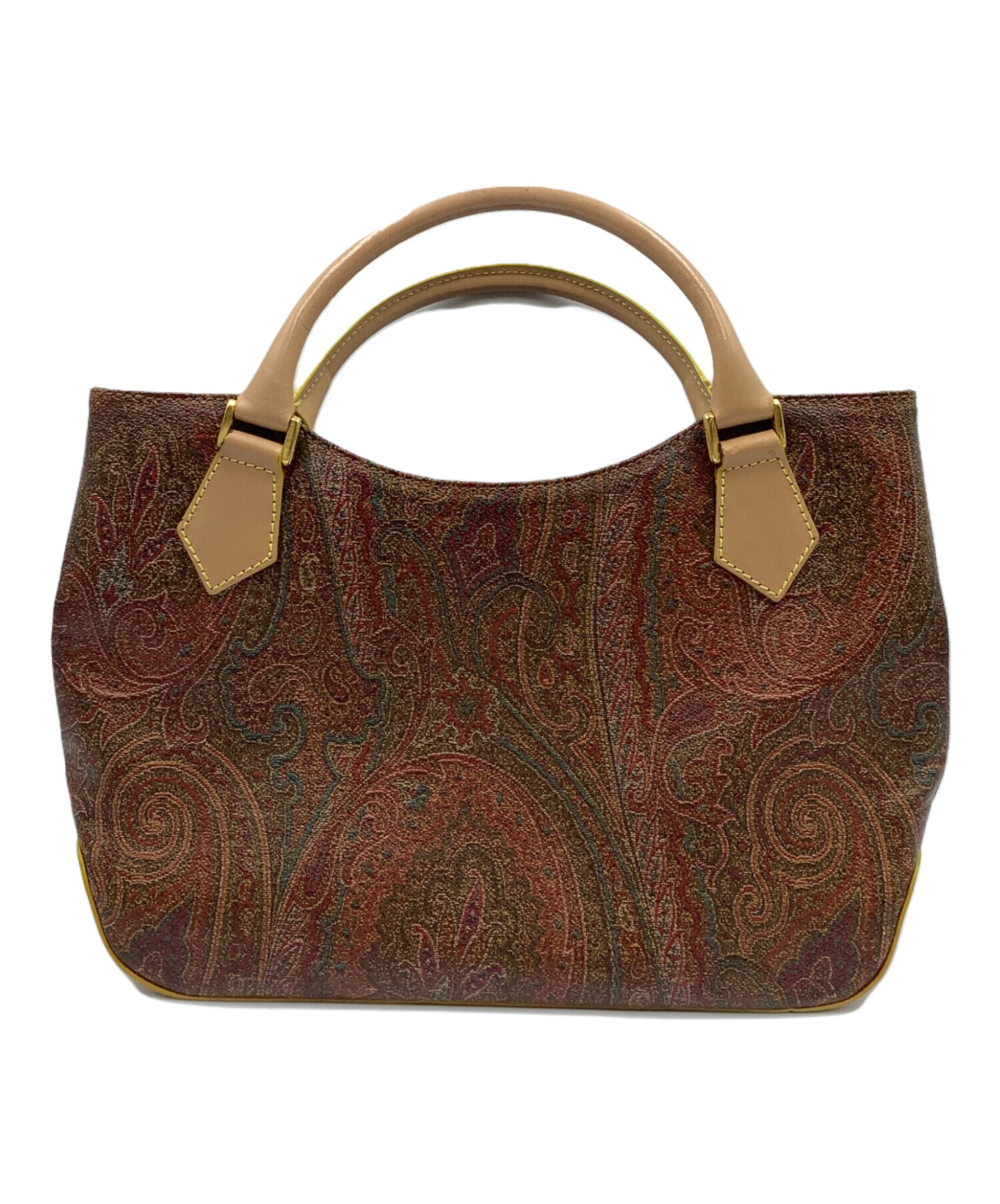 中古・古着通販】ETRO (エトロ) ハンドバッグ ブラウン｜ブランド