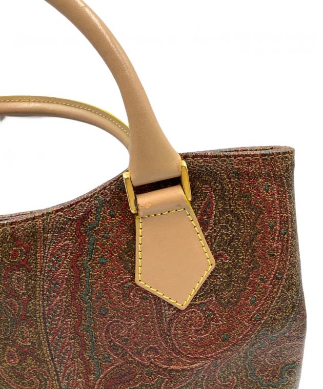 中古・古着通販】ETRO (エトロ) ハンドバッグ ブラウン｜ブランド