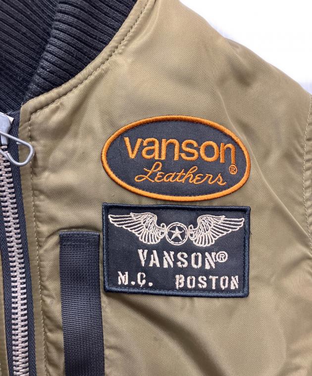中古・古着通販】VANSON (バンソン) フライトジャケット オリーブ