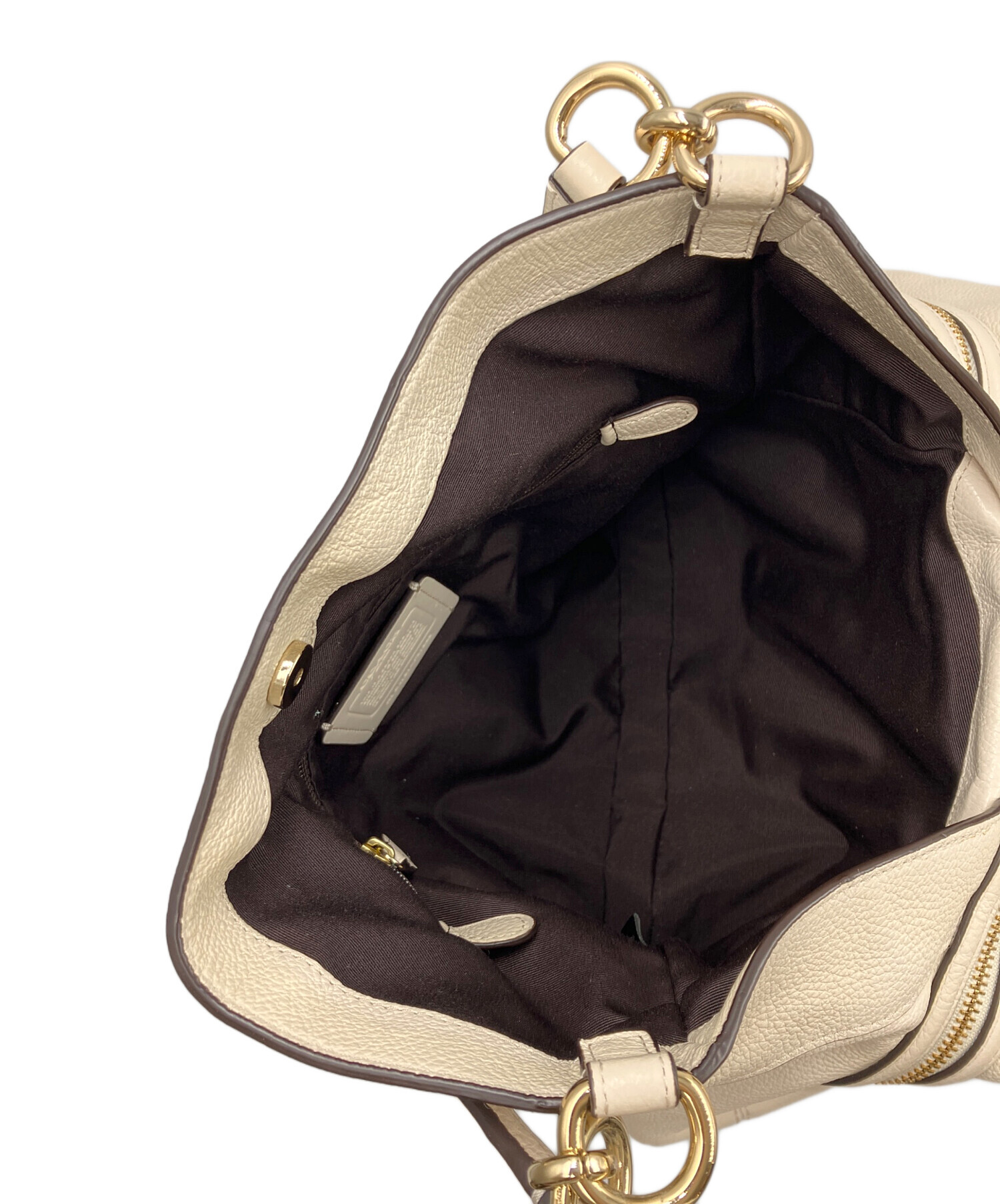 中古・古着通販】COACH (コーチ) ハンドバッグ ホワイト｜ブランド