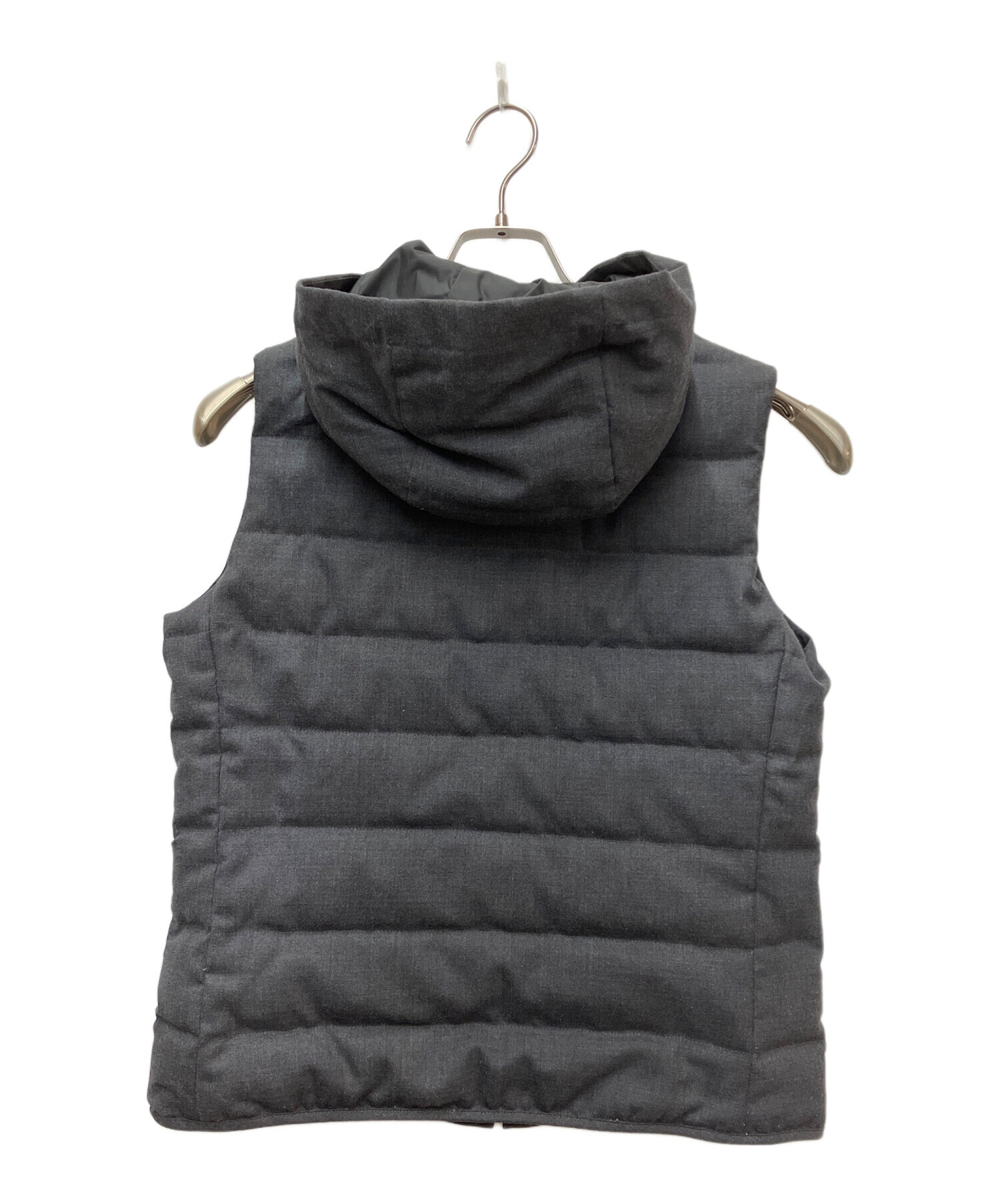 中古・古着通販】LACOSTE (ラコステ) ダウンベスト グレー サイズ:38