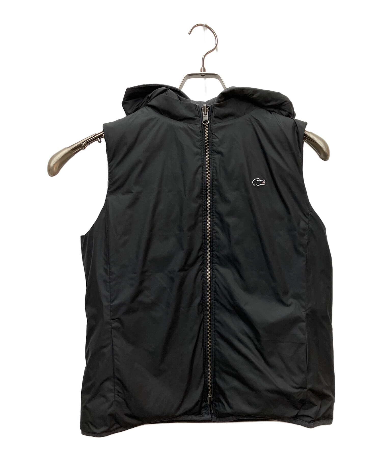 中古・古着通販】LACOSTE (ラコステ) ダウンベスト グレー サイズ:38