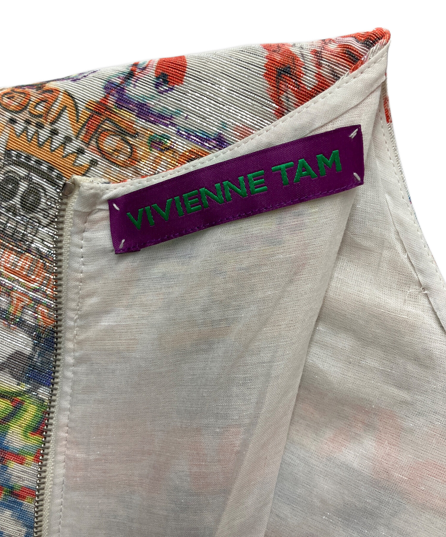 中古・古着通販】VIVIENNE TAM (ヴィヴィアンタム) 半袖ワンピース