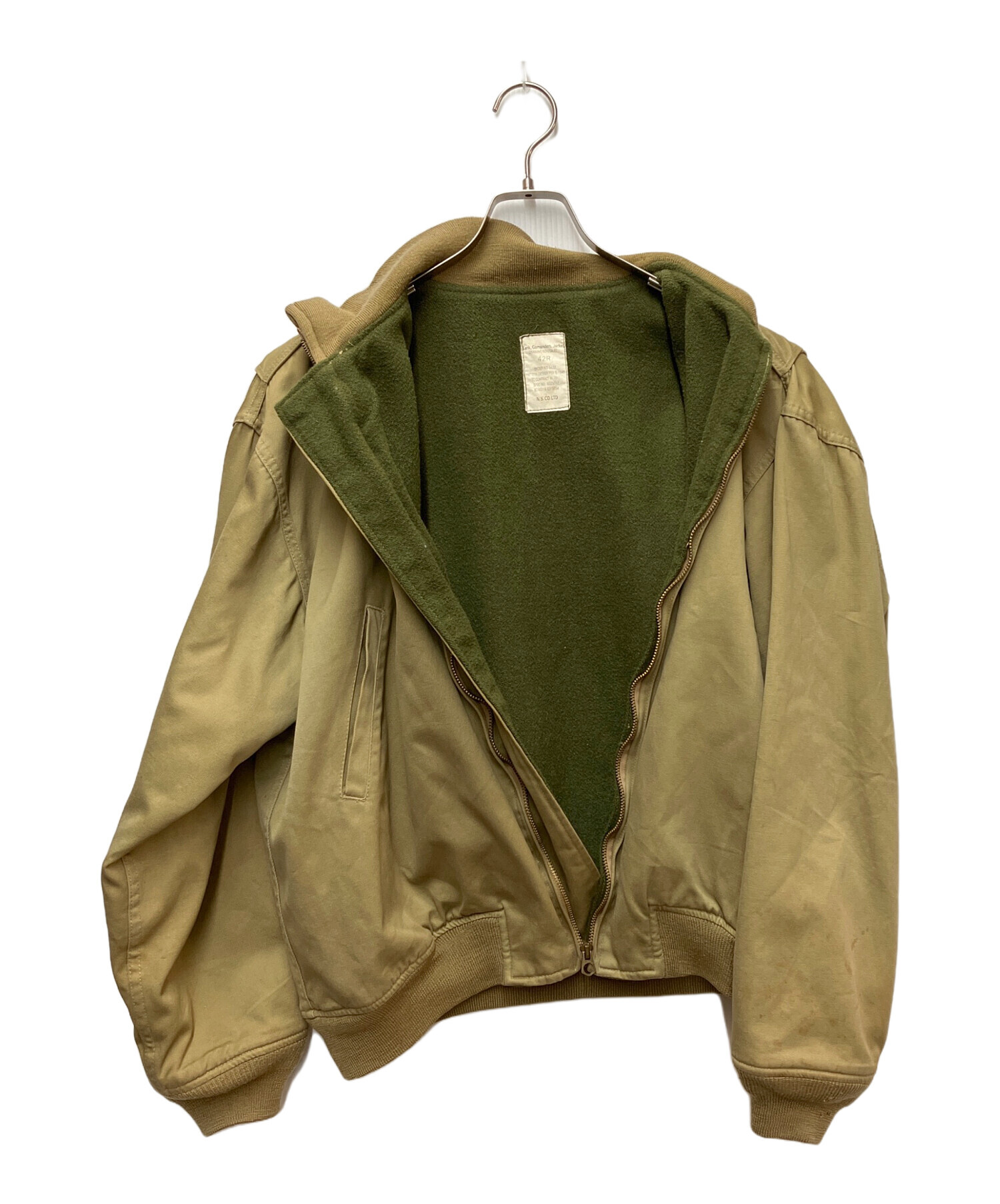 中古・古着通販】HOUSTON (ヒューストン) タンカースジャケット カーキ