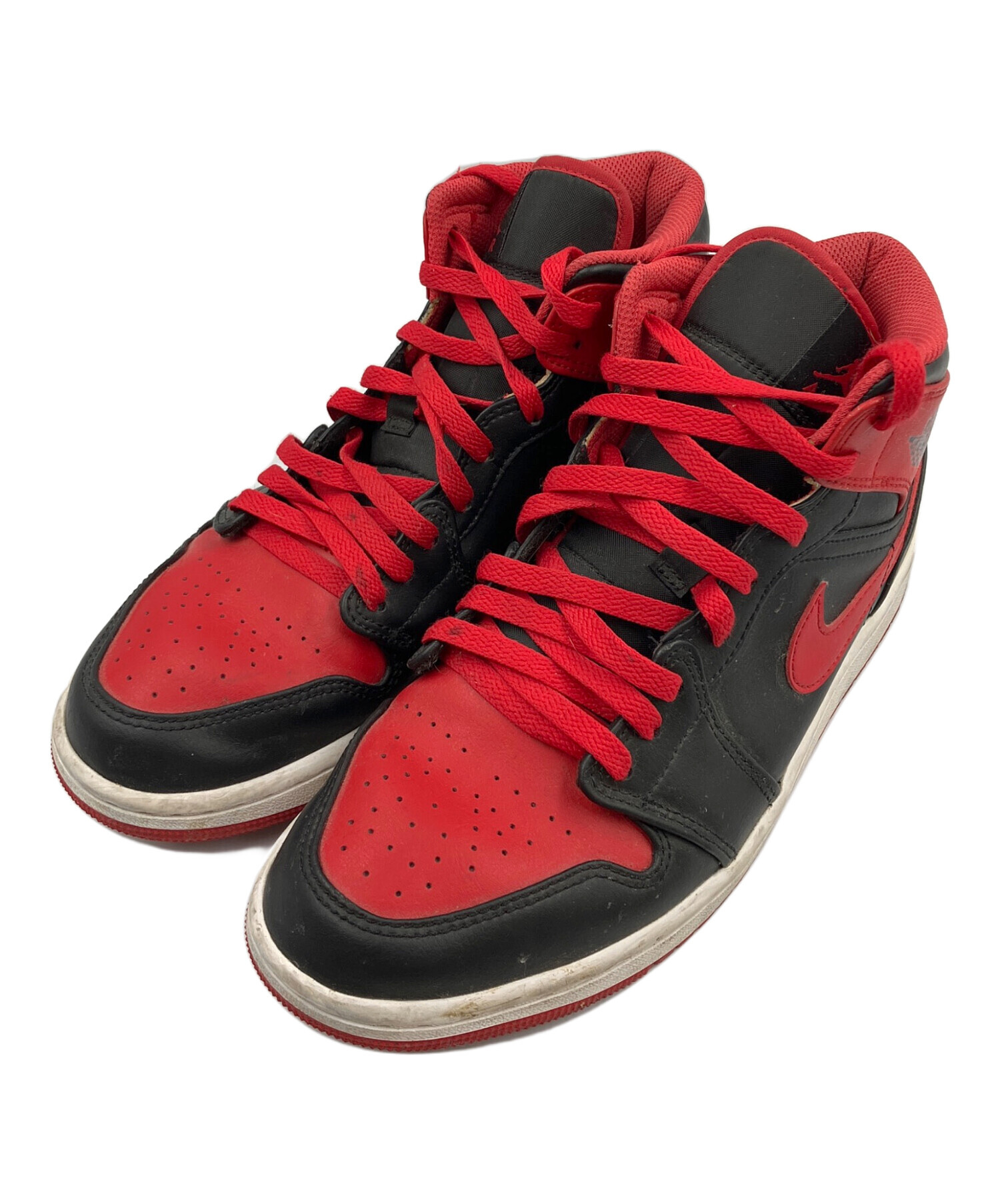 中古・古着通販】NIKE (ナイキ) AIR JORDAN 1 MID BRED TOE （エア 