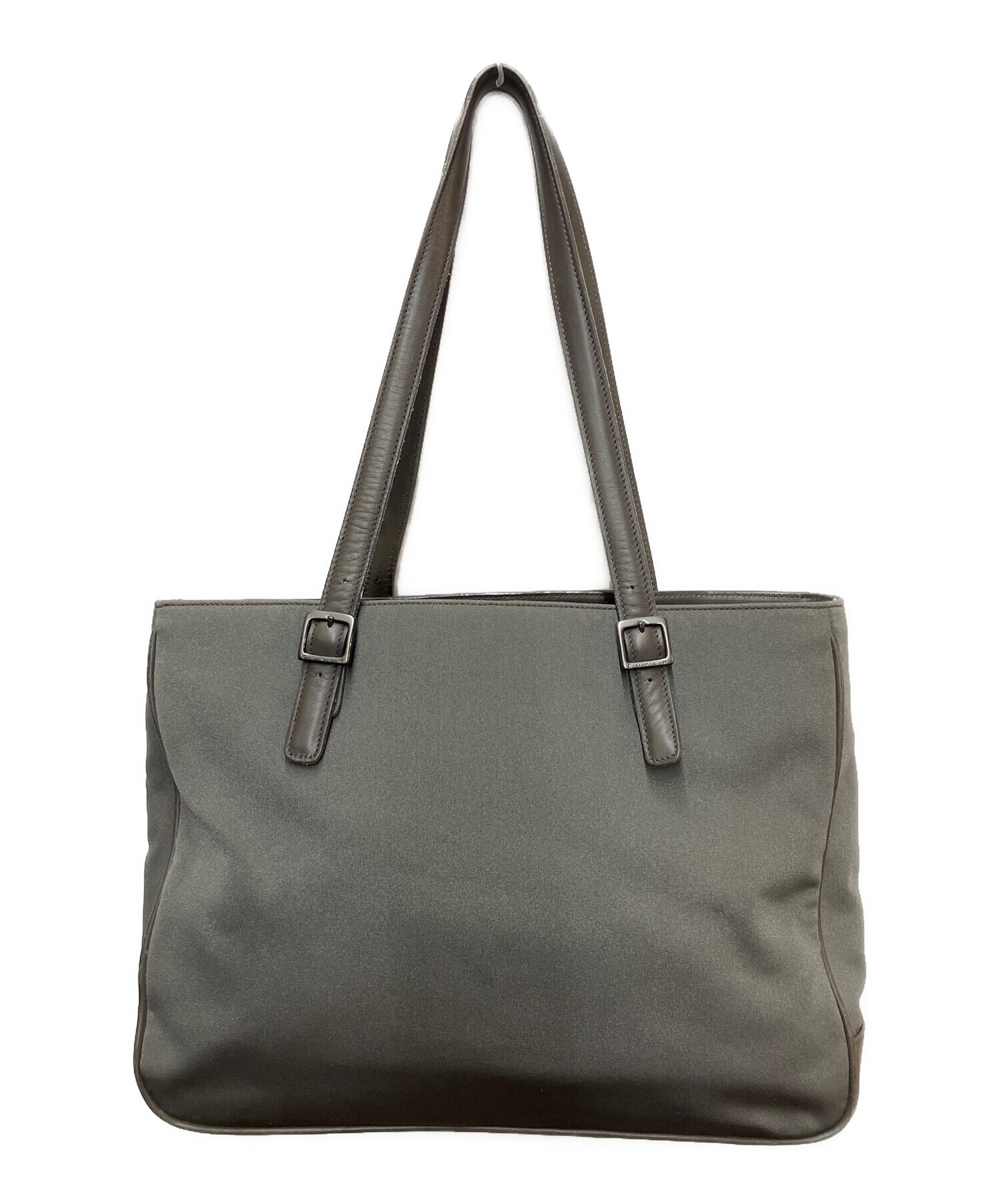 COACH グレー レザートートバッグ 中古・古着通販】COACH (コーチ) トートバッグ グレー｜ブランド・古着