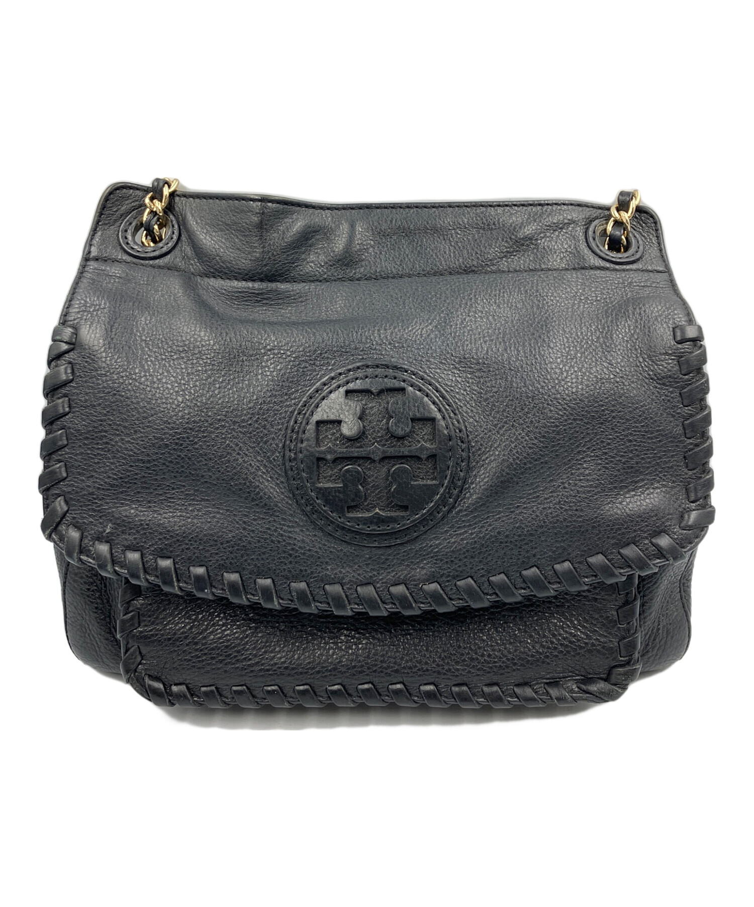 中古・古着通販】TORY BURCH (トリーバーチ) チェーンバッグ ブラック 
