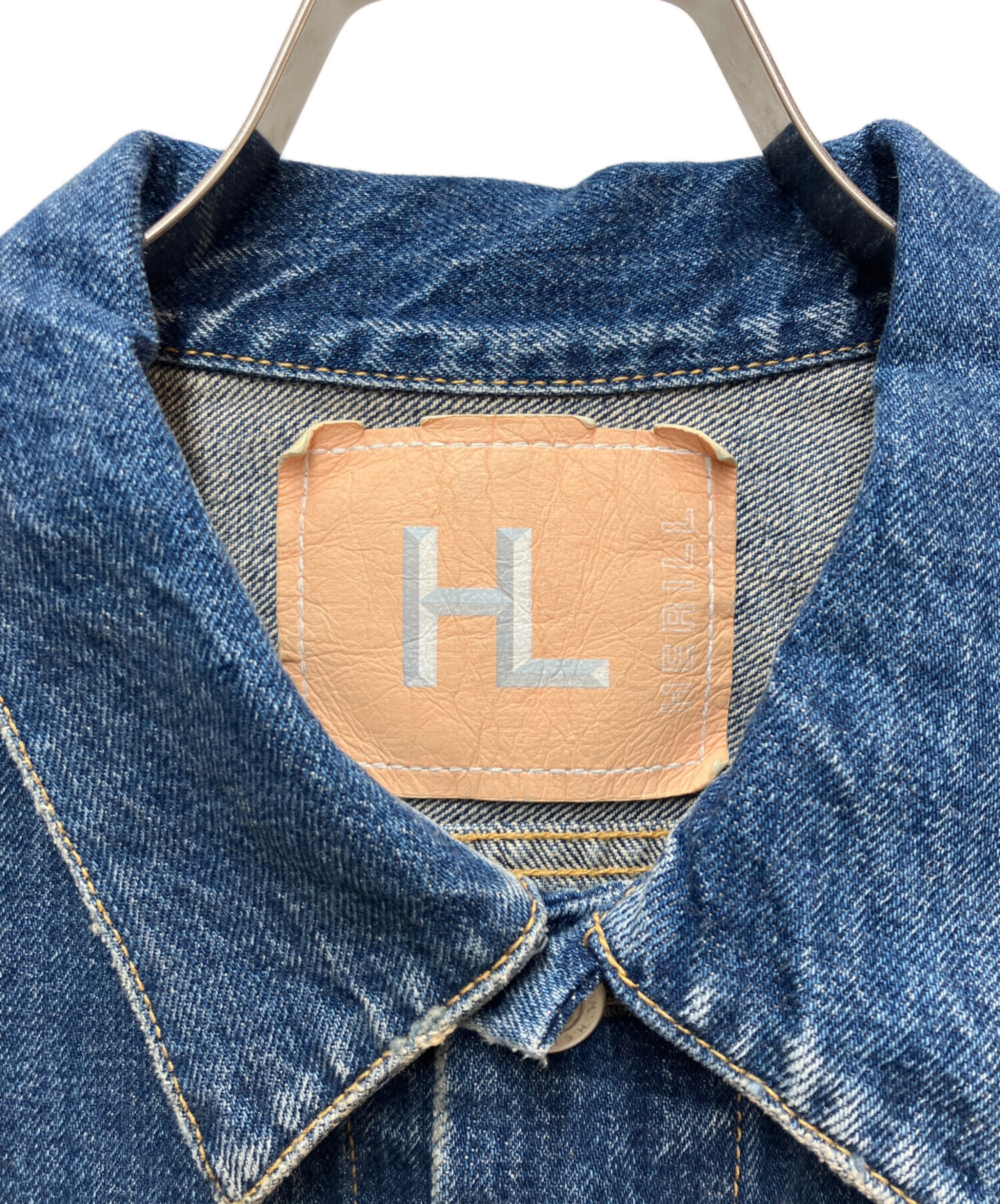 中古・古着通販】HERILL (ヘリル) デニムジャケット ブルー サイズ