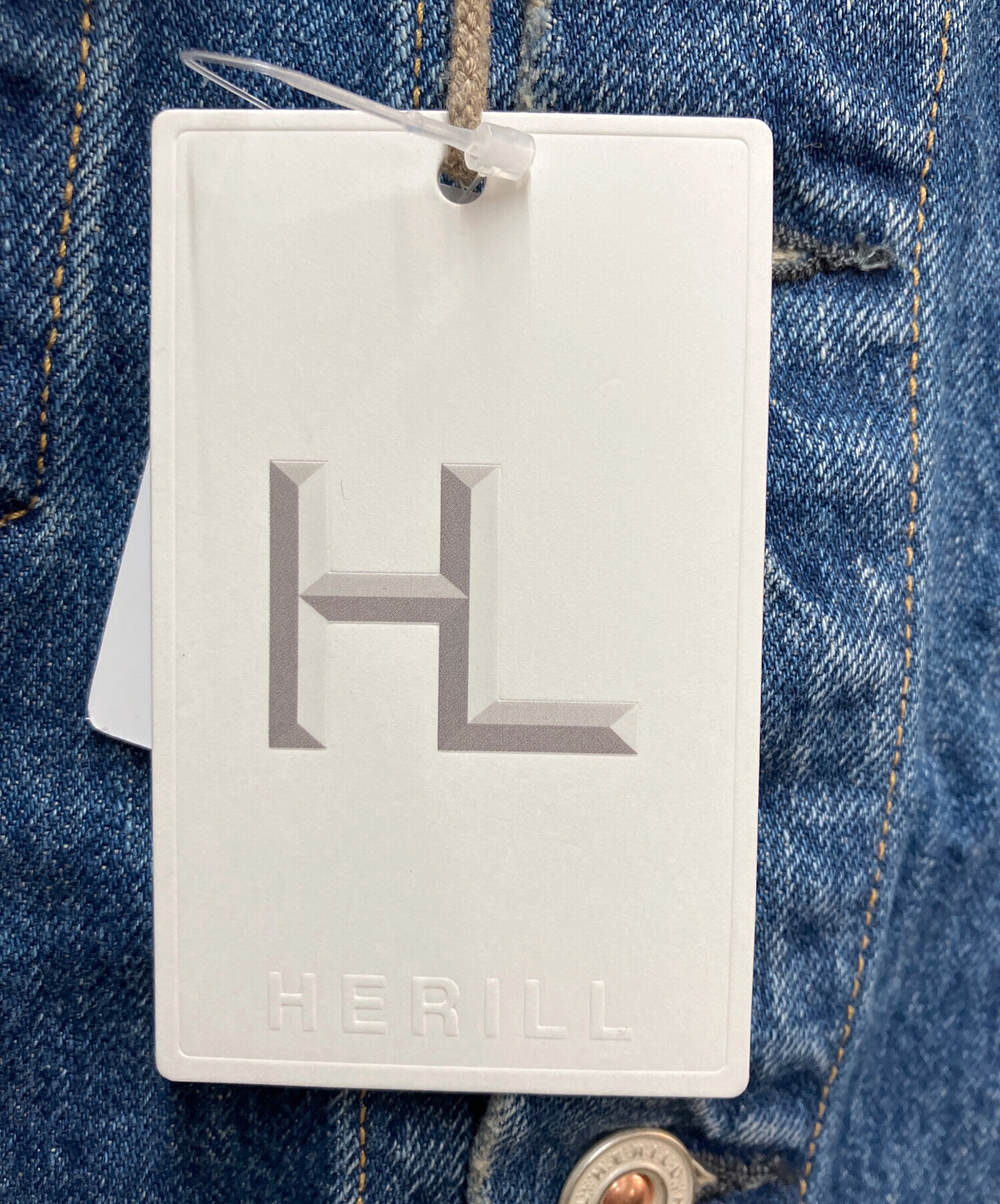 中古・古着通販】HERILL (ヘリル) デニムジャケット ブルー サイズ