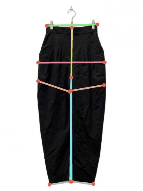 新品タグ付き デレス パンツ サイズ2 deres 未使用 中古・古着通販】deres (デレス) パンツ ブラック サイズ:1｜ブランド