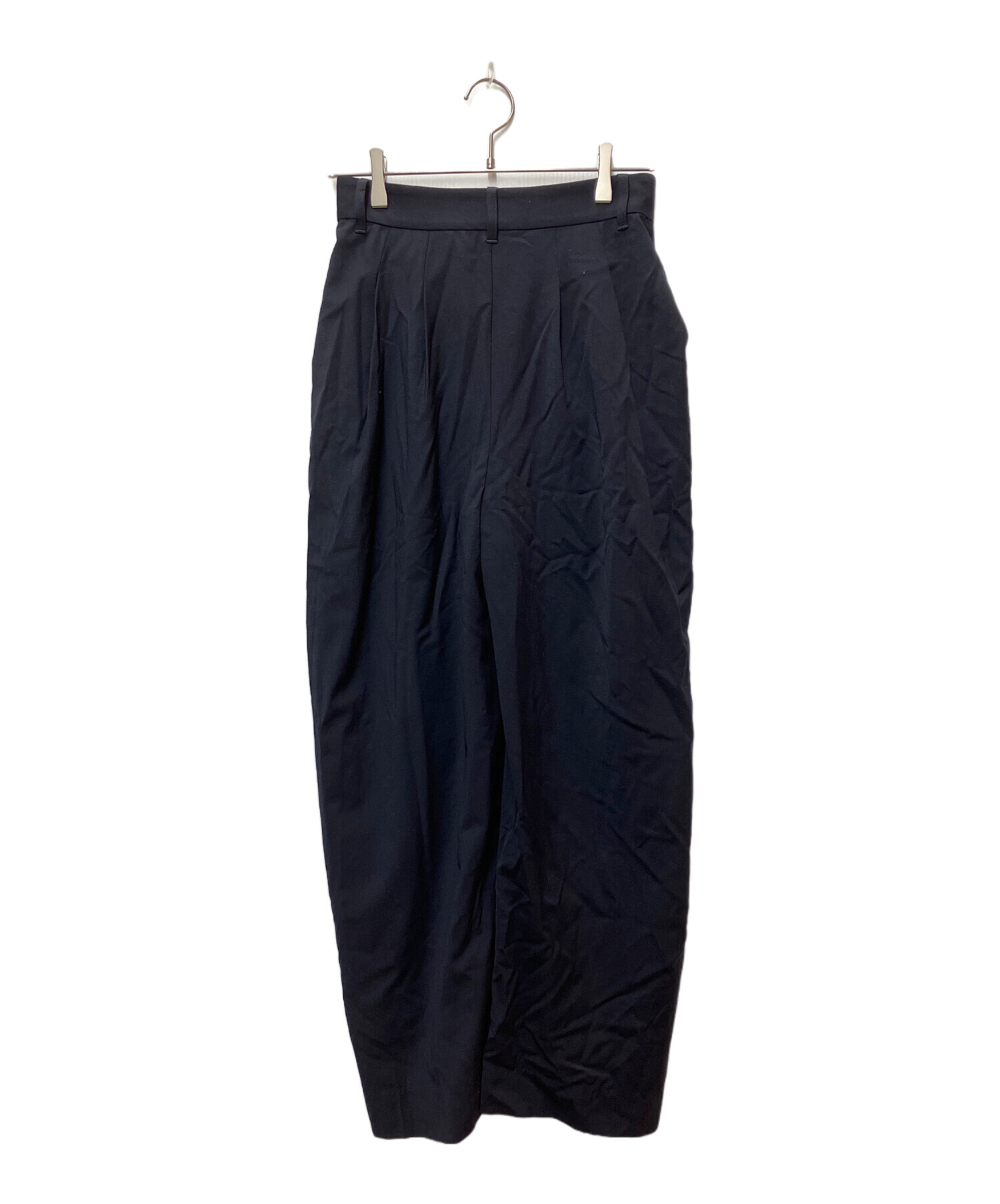 新品タグ付き デレス パンツ サイズ2 deres 未使用 中古・古着通販】deres (デレス) パンツ ネイビー サイズ:1｜ブランド