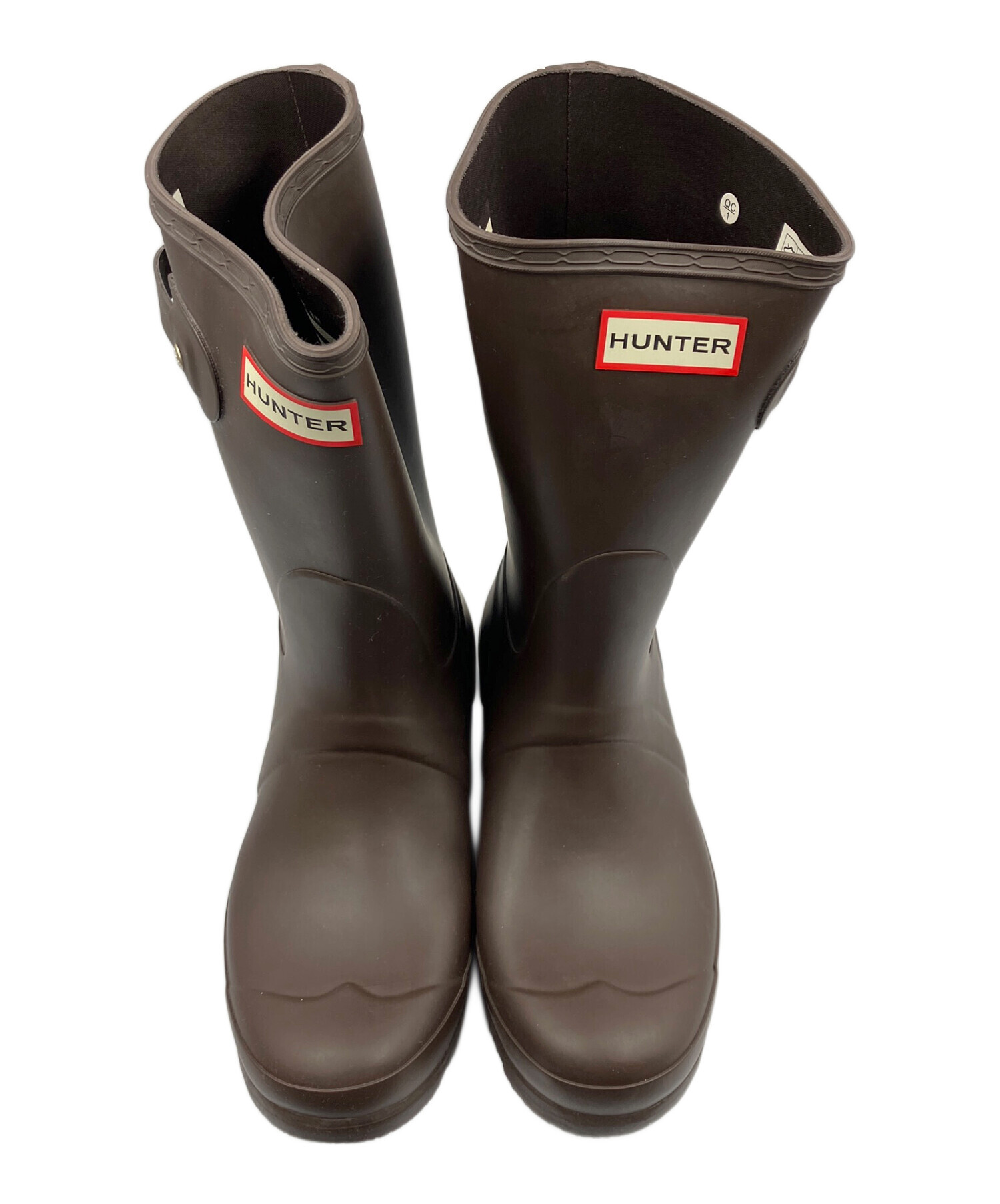 中古・古着通販】HUNTER (ハンター) レインブーツ ブラウン サイズ:UK6