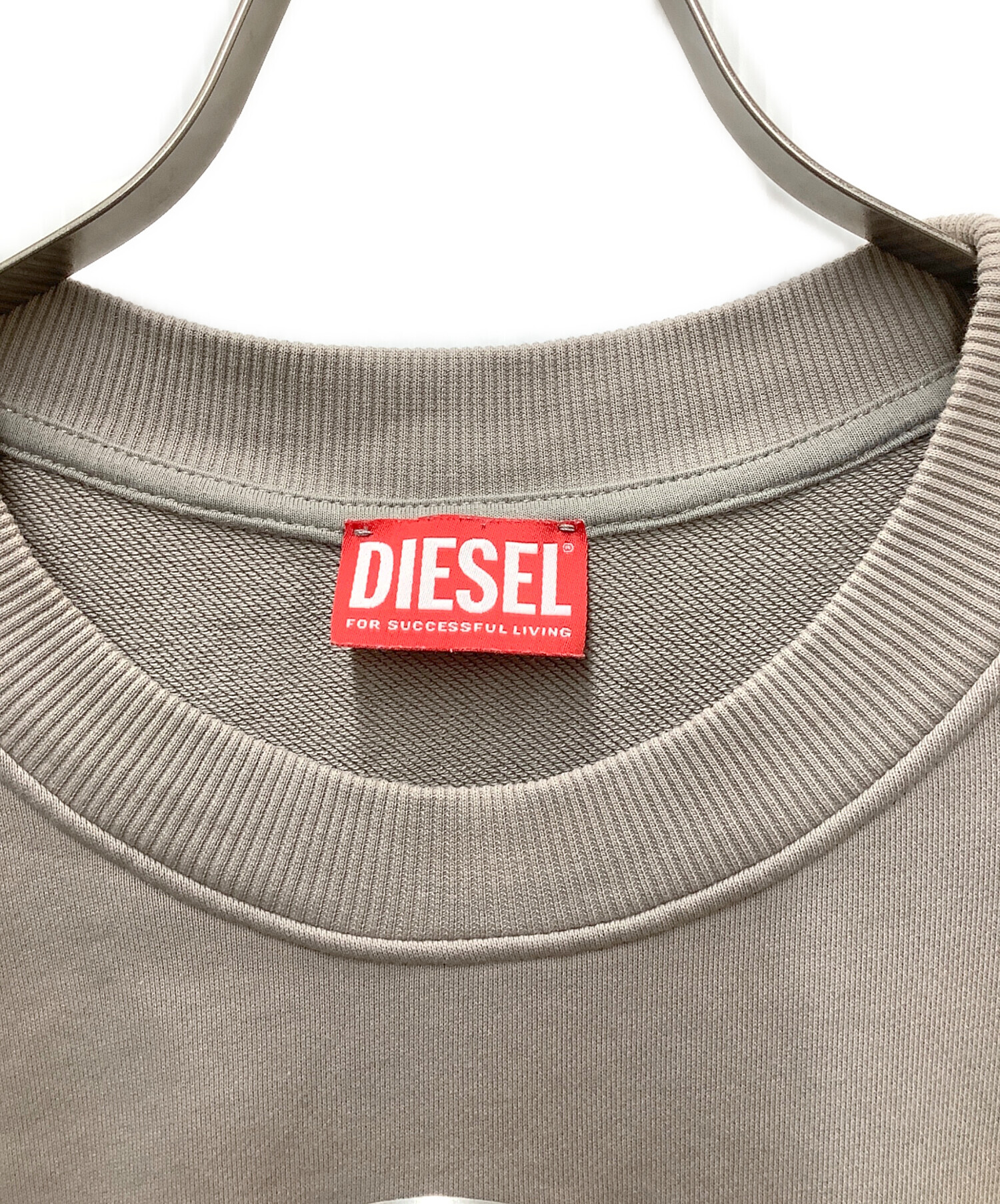 中古・古着通販】DIESEL (ディーゼル) 半袖カットソー ベージュ サイズ
