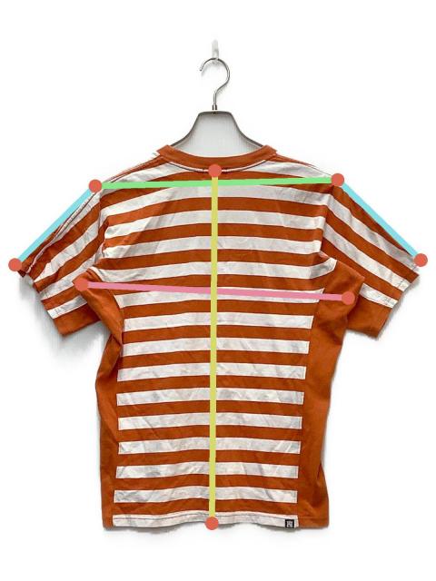 【値下げ】ヒステリックグラマー　半袖Ｔシャツ　チビＴ　微ラメ　オレンジ　Ｓ HYSTERIC GLAMOUR（ヒステリックグラマー）の「ALOHA HYSTERIC チビT
