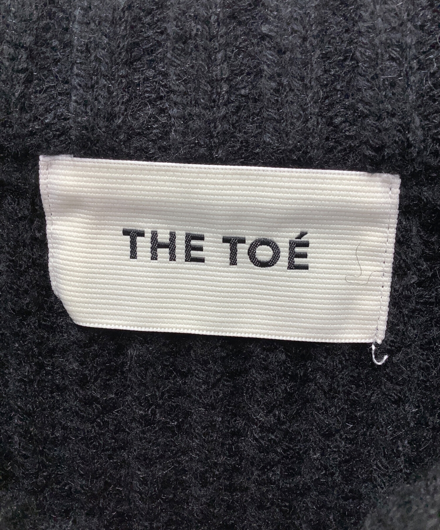 中古・古着通販】THE TOE (ザ・トゥー) 厚手ニット ブラック サイズ