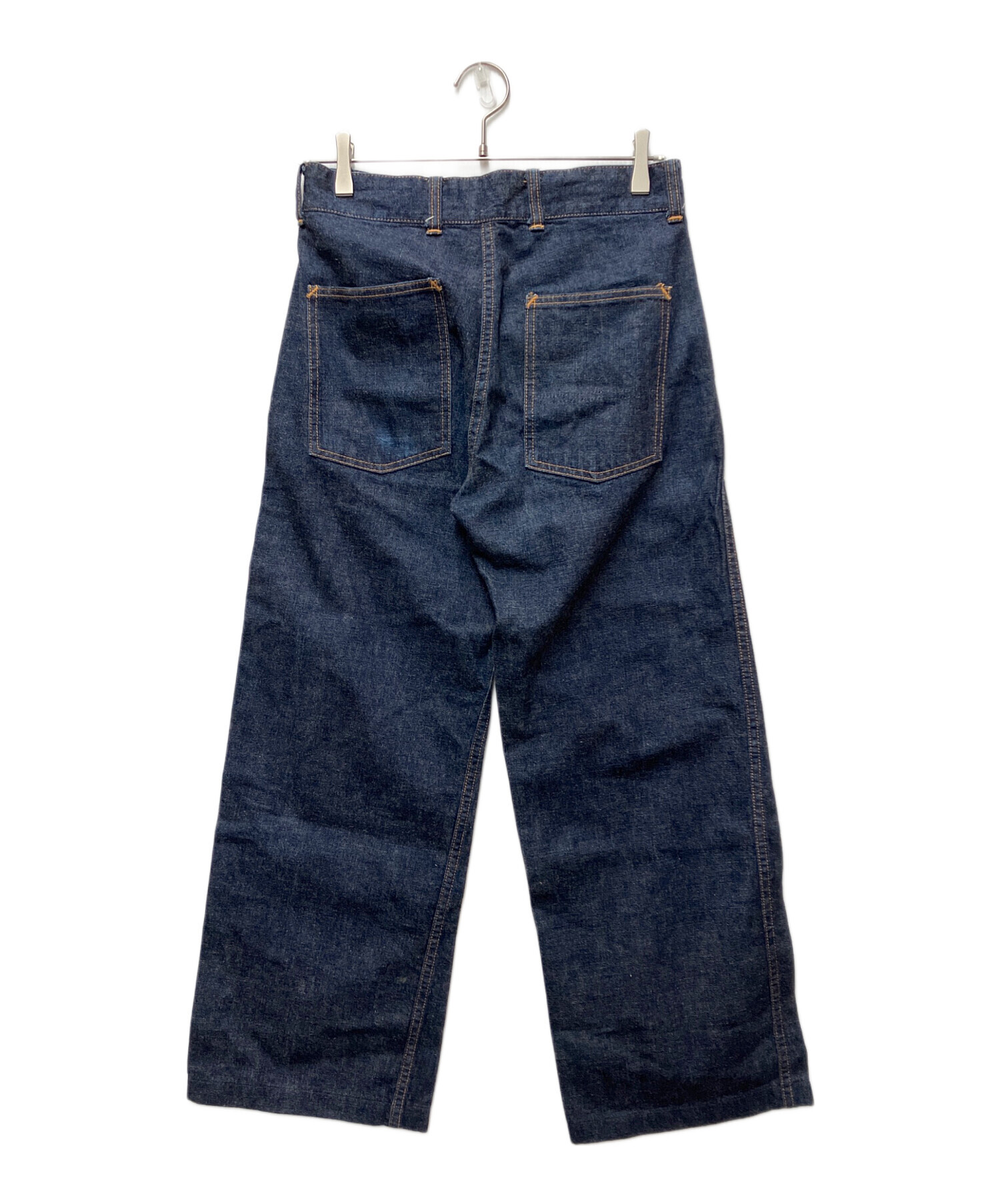 中古・古着通販】WAREHOUSE (ウエアハウス) デニムパンツ ネイビー 