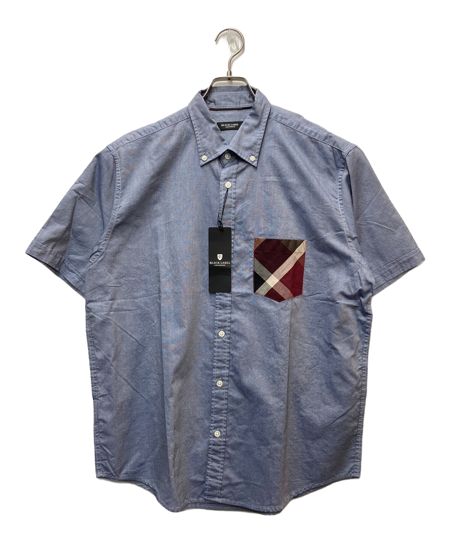 BLACKLABEL CRESTBRIDGE 半袖シャツ M BLACK LABEL CRESTBRIDGE 半袖BD